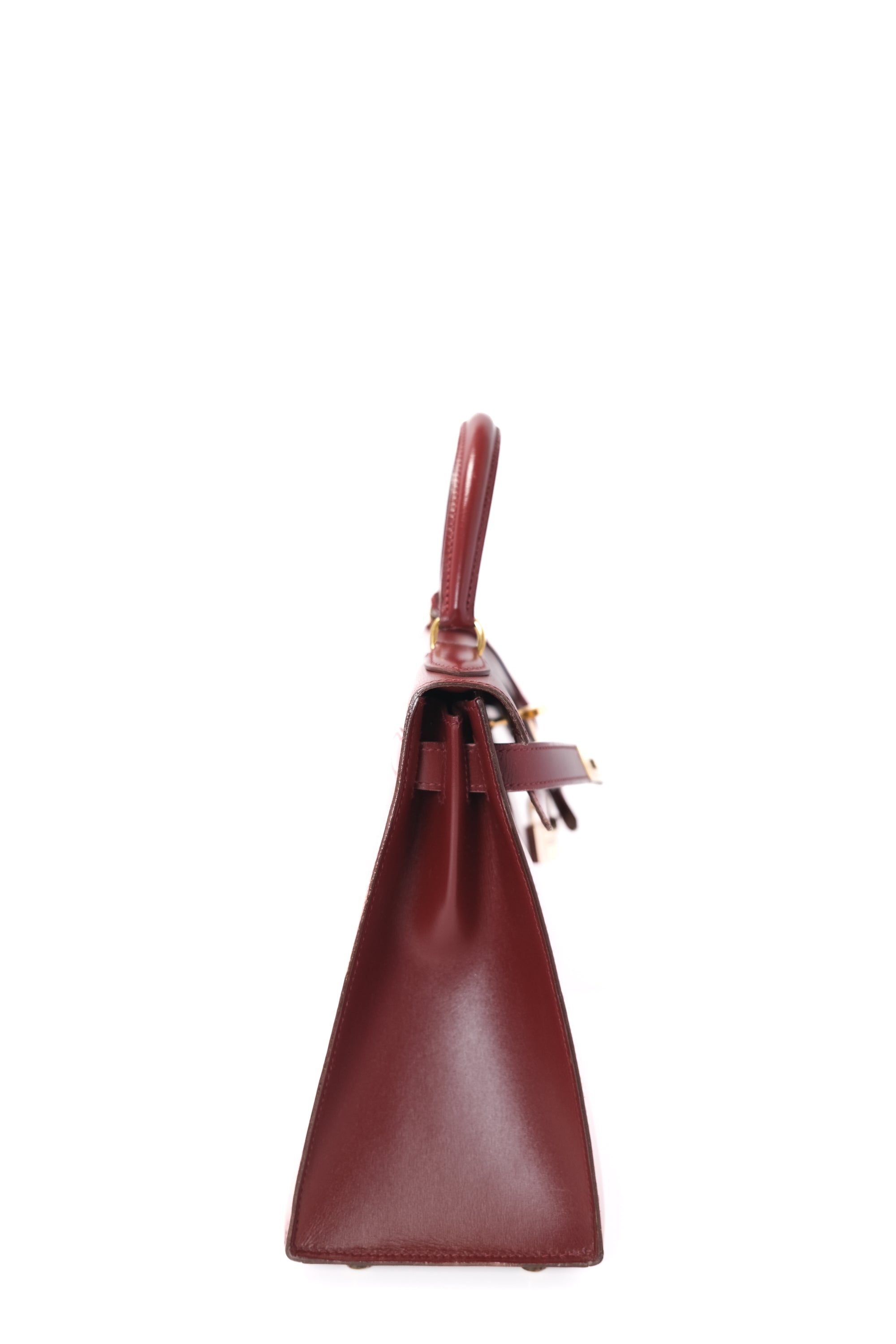 Kelly 28 Rouge H Gold Hardware Box