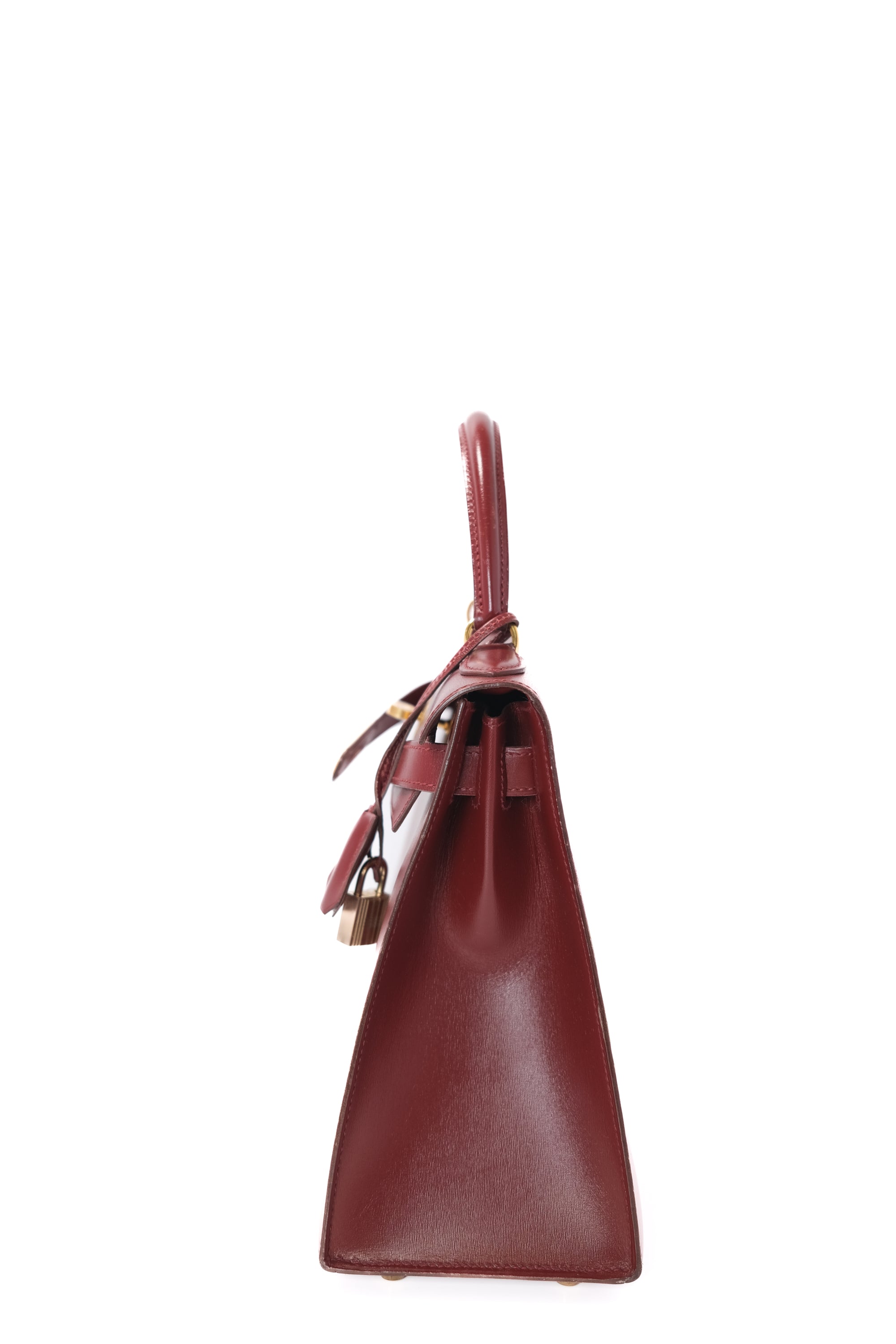 Kelly 28 Rouge H Gold Hardware Box