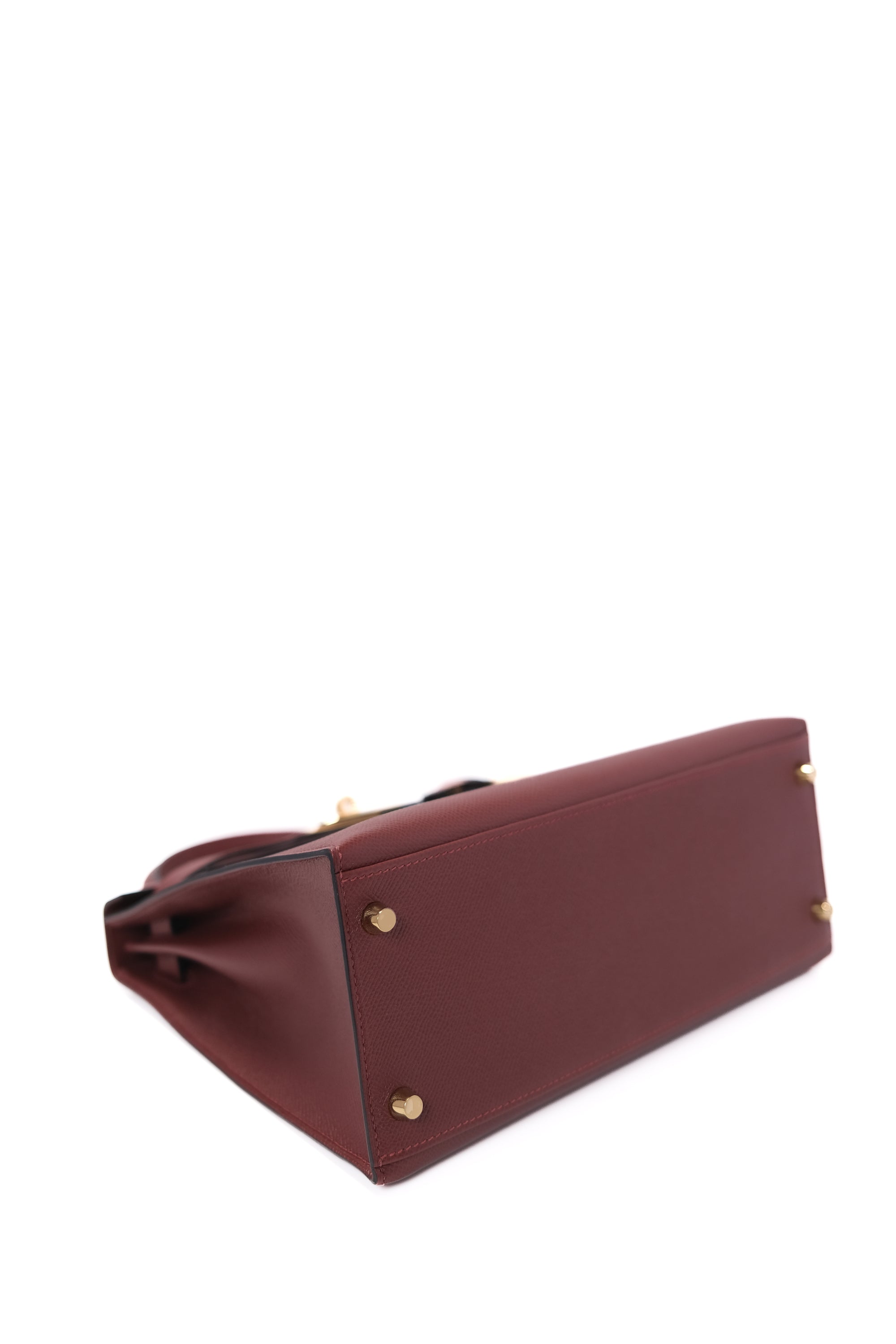 Kelly 28 Rouge H Gold Hardware Epsom