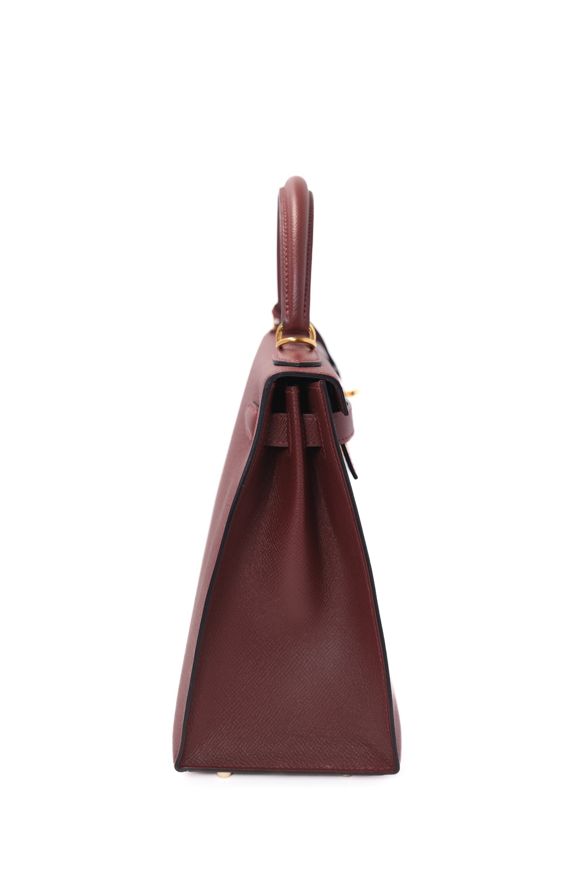 Kelly 28 Rouge H Gold Hardware Epsom
