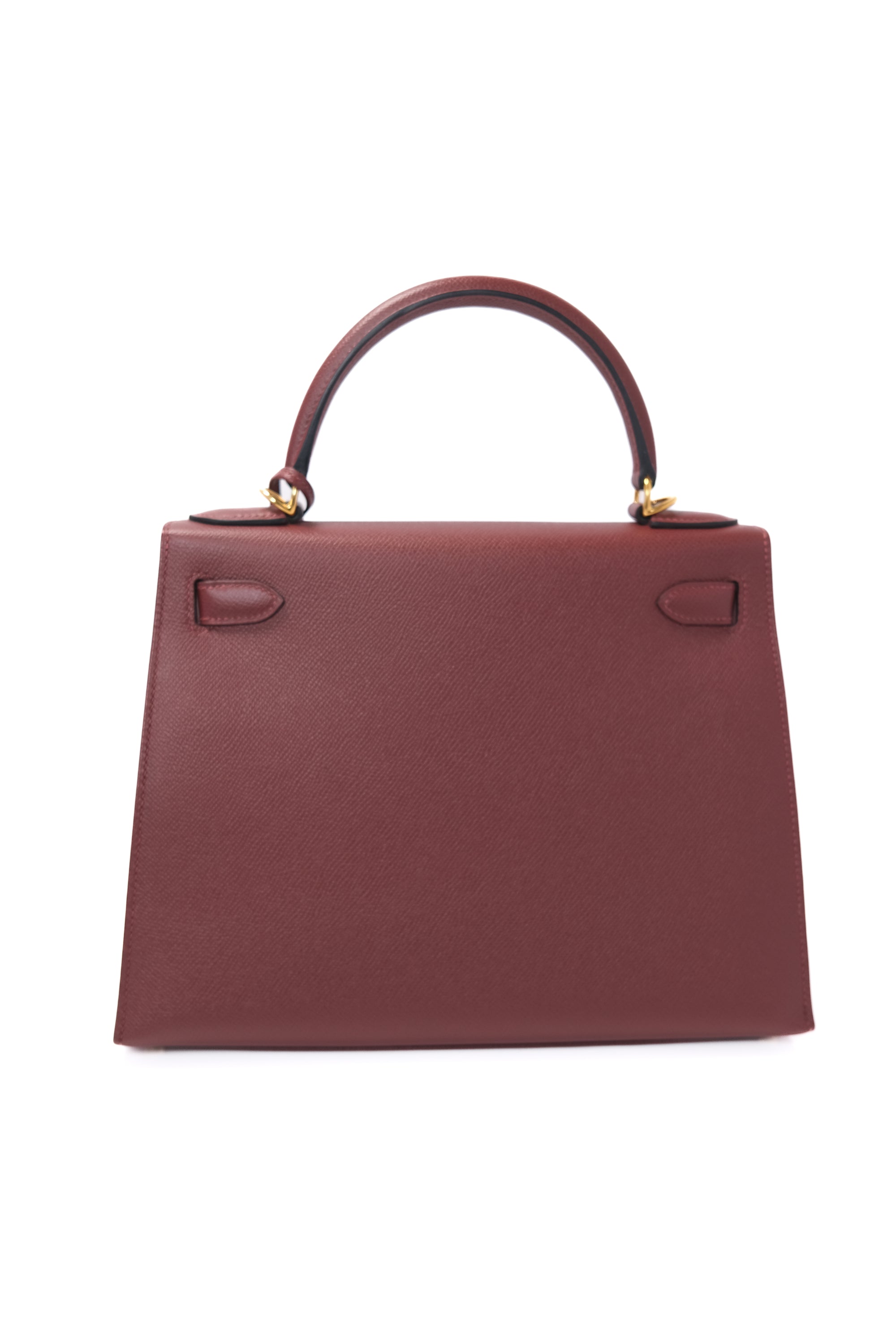 Kelly 28 Rouge H Gold Hardware Epsom