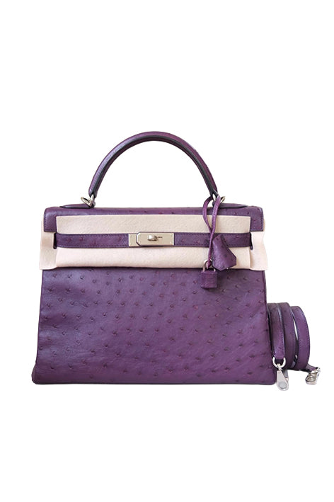 Kelly 32 Ostrich Ultraviolet PHW