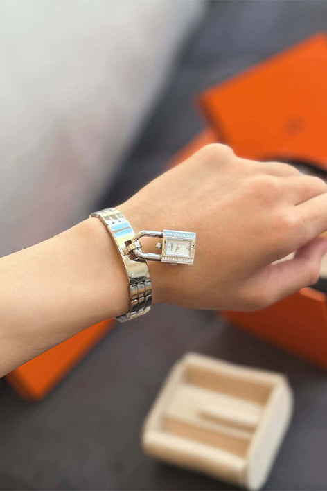 Kelly Lock Watch with Diamonds