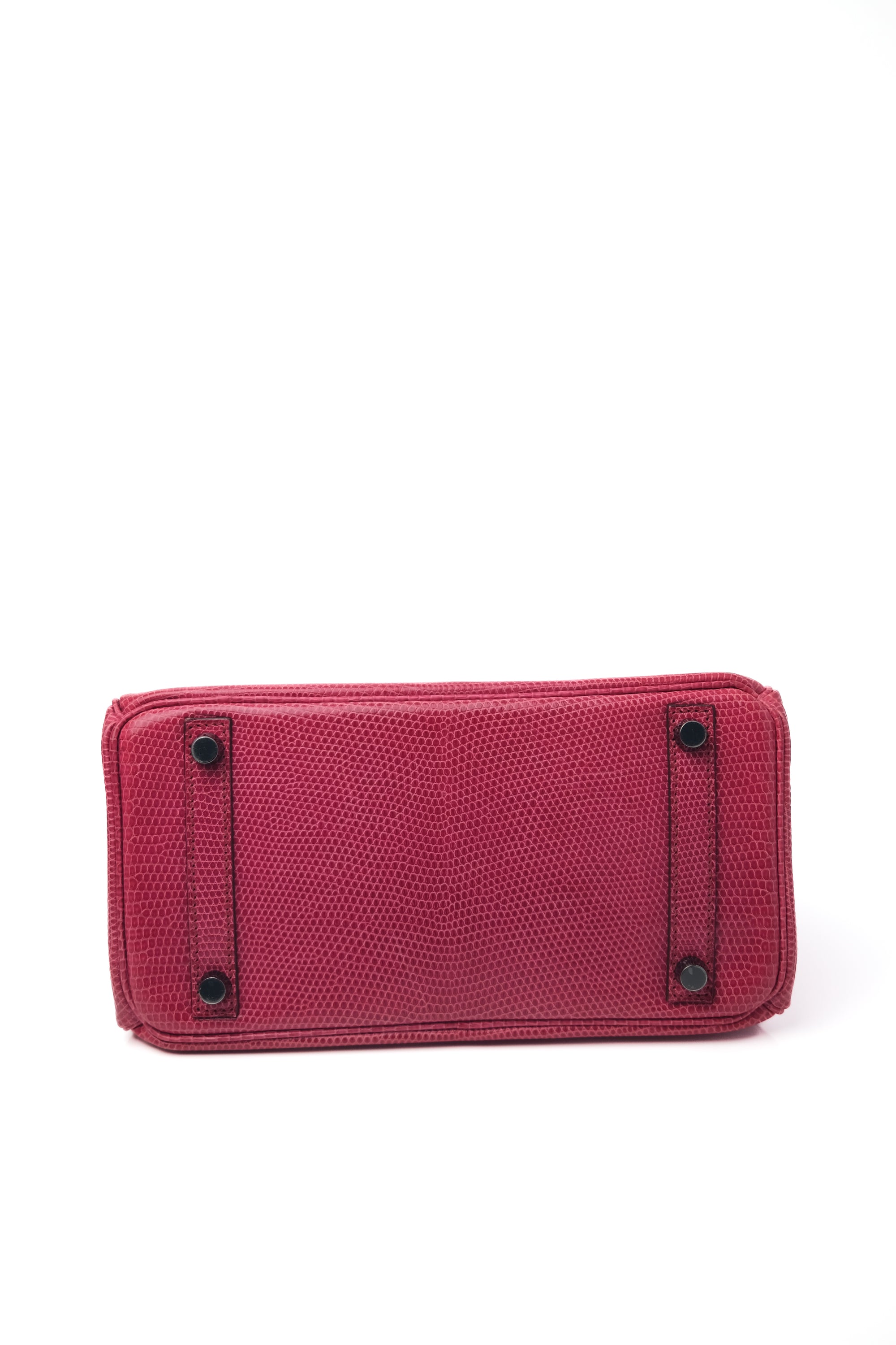 Birkin 25 Framboise Ruthenium Hardware Lizard