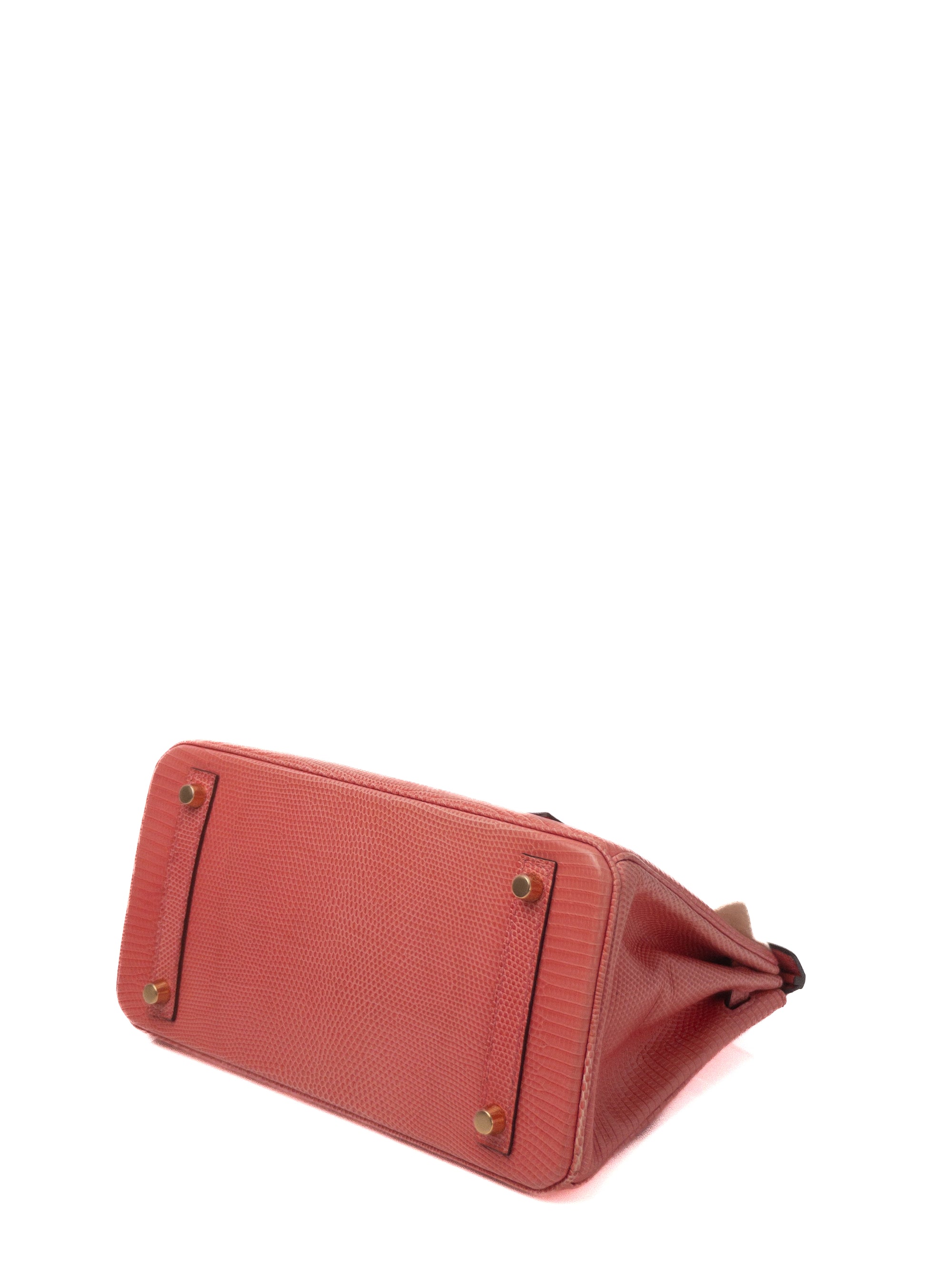 Birkin 25 Lizard Candy Pink Gold Hardware A