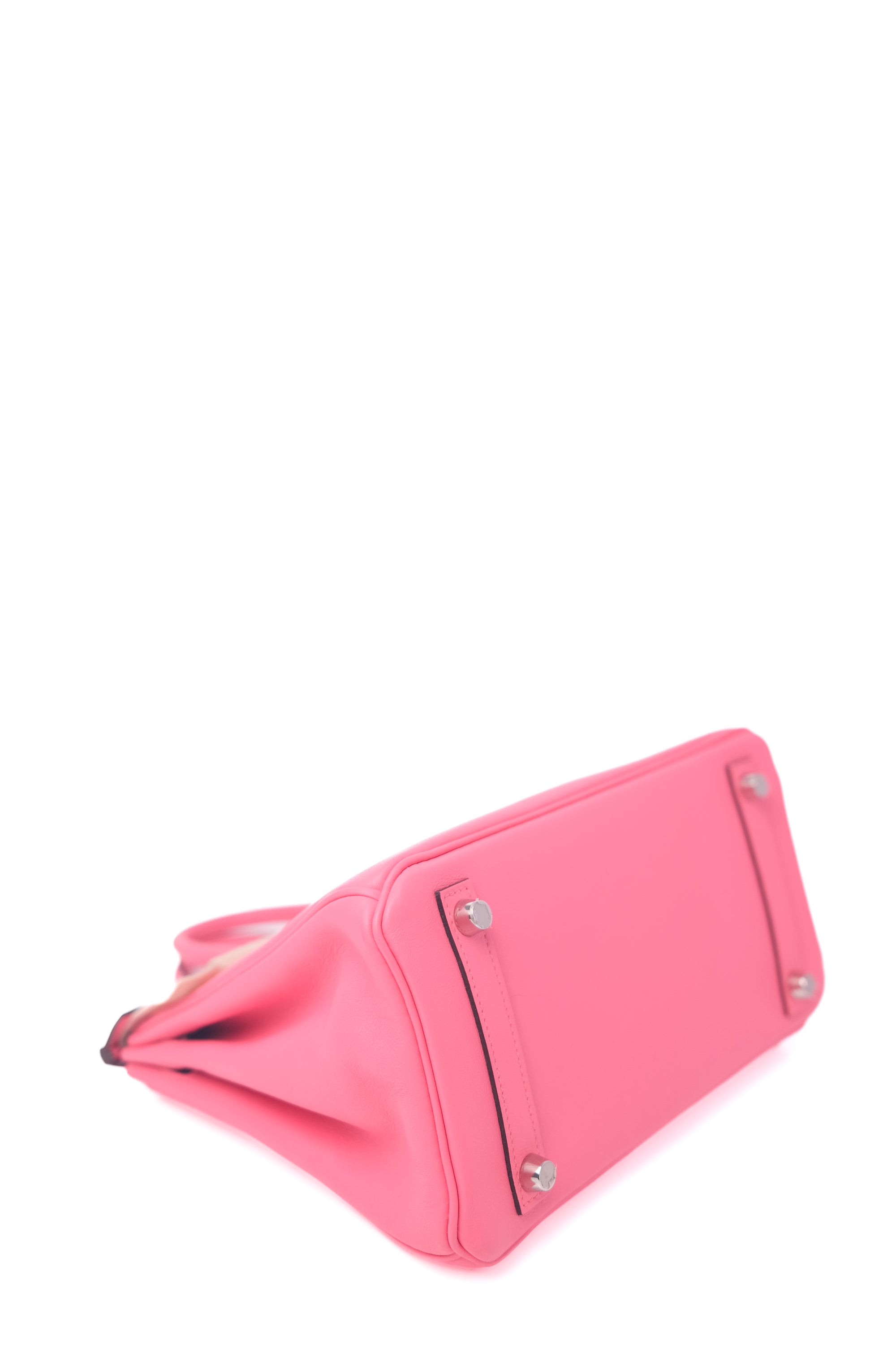 Birkin 25 Rose Azalee Palladium Hardware Swift A