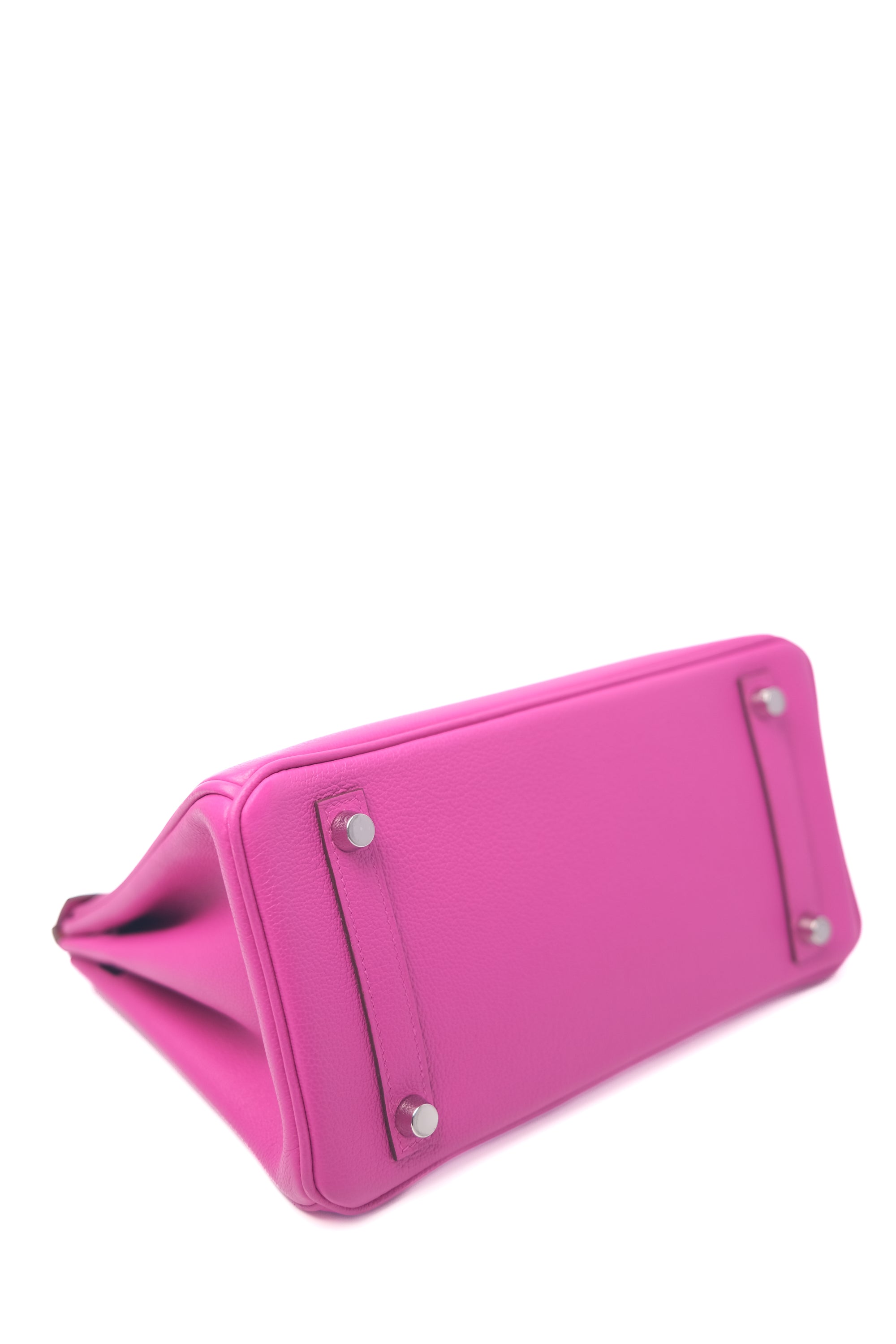 Birkin 25 Rose Pourpre Palladium Hardware Evercolor U