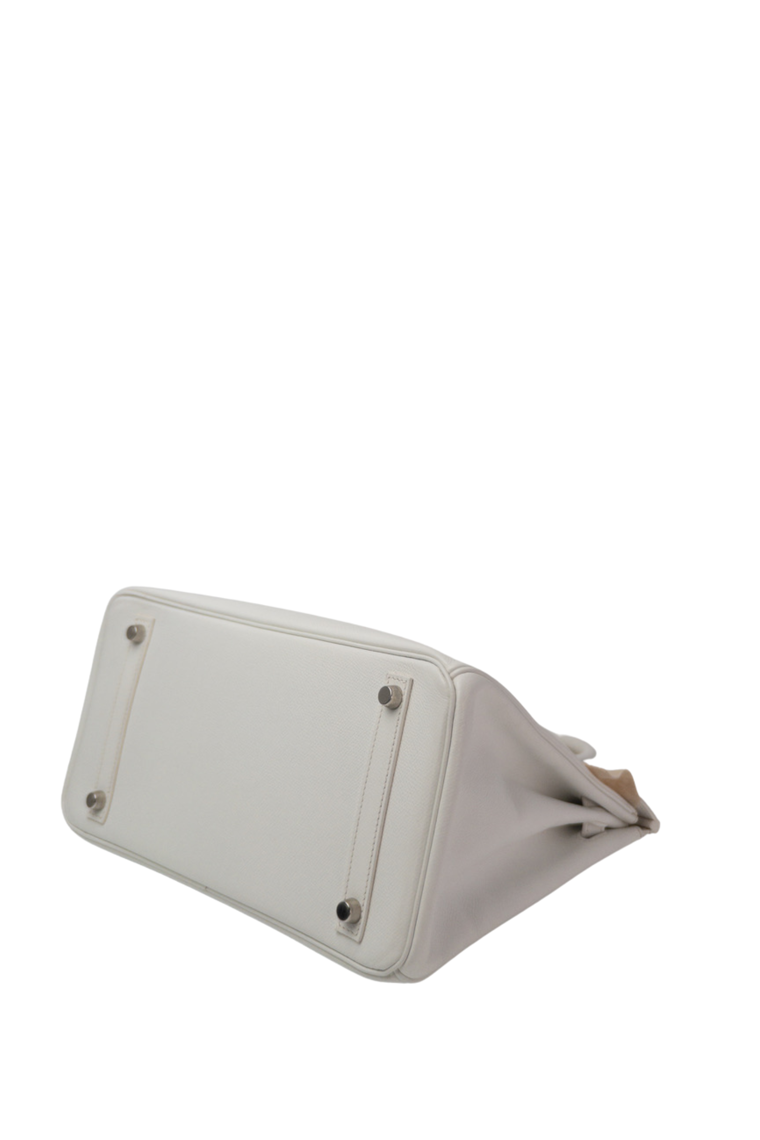 Birkin 30 Blanc Palladium Hardware Epsom □H