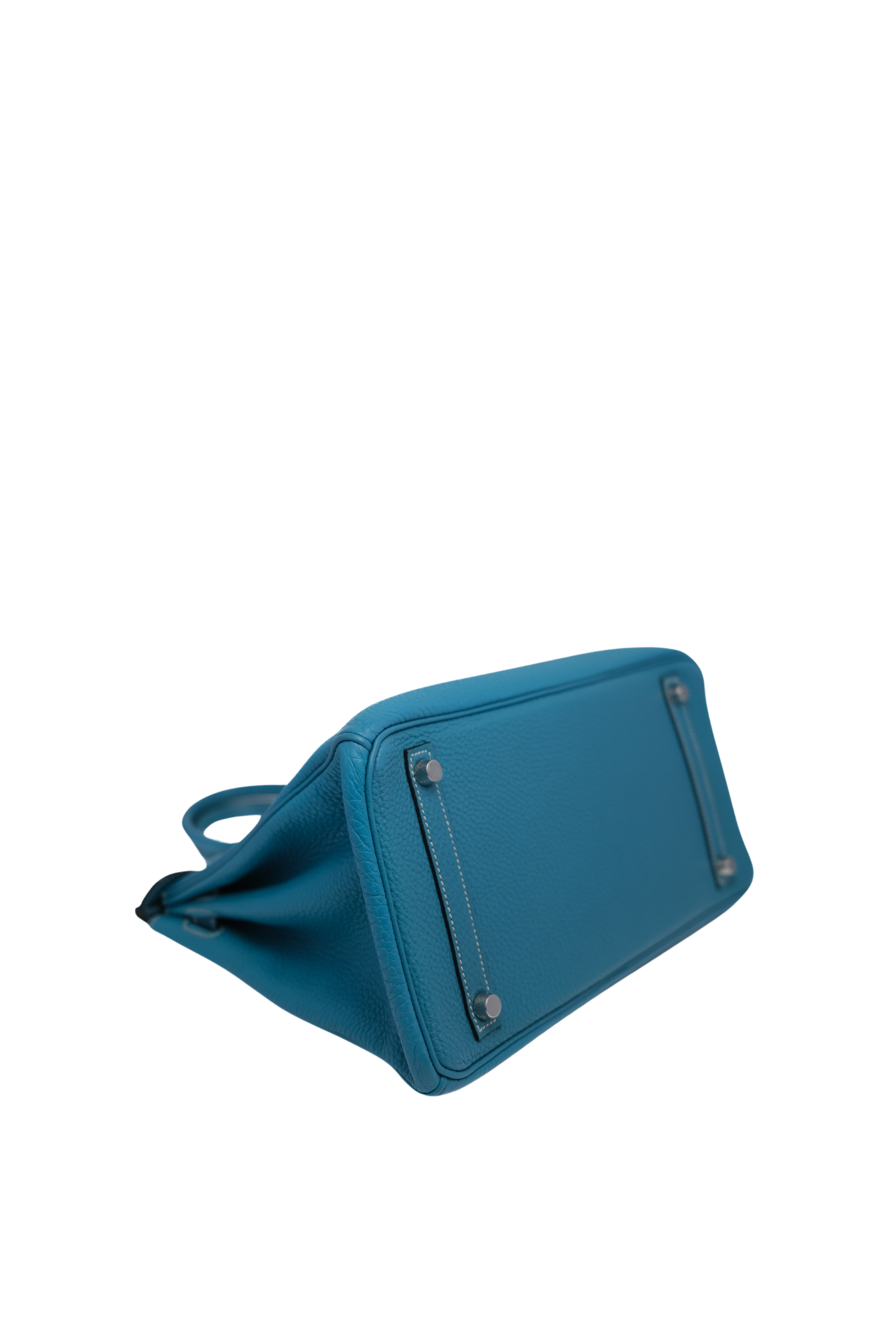 Birkin 30 Bleu Jean Palladium Hardware Togo
