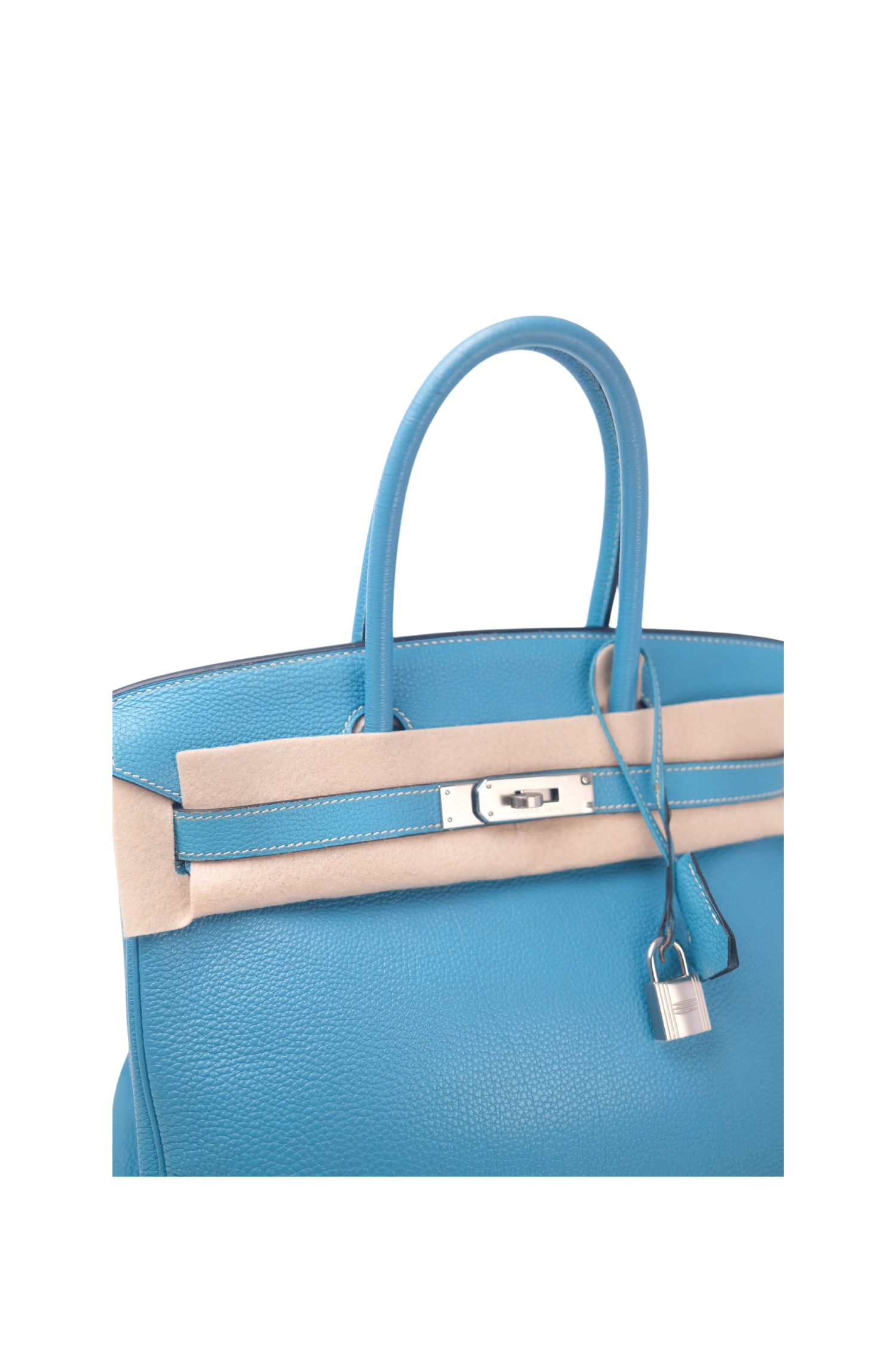 Birkin 30 Bleu Jean Palladium Hardware Togo □J