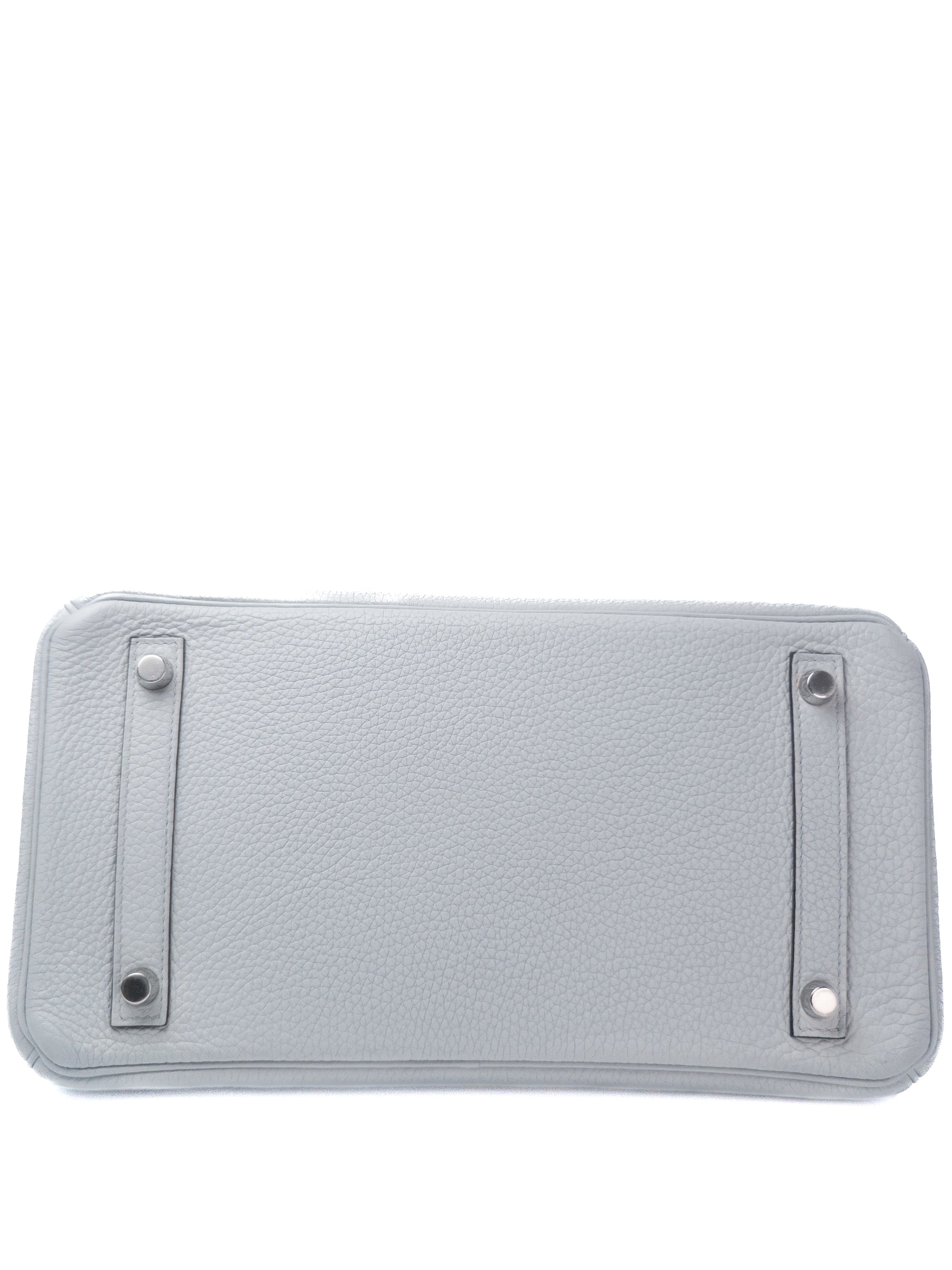 Birkin 30 Bleu Pale Palladium Hardware C