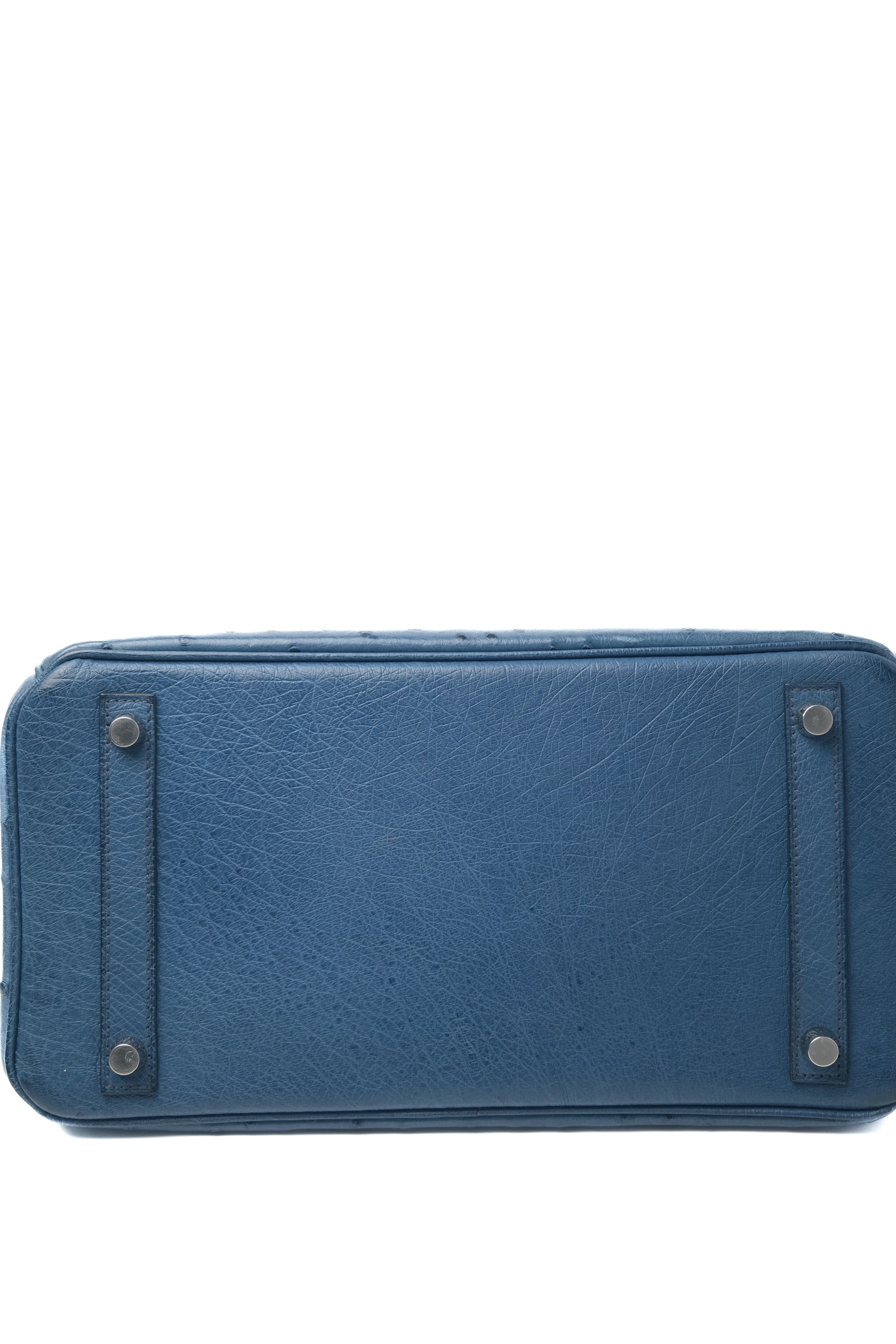 Birkin 30 Bleu Roi Palladium Hardware Ostrich □O