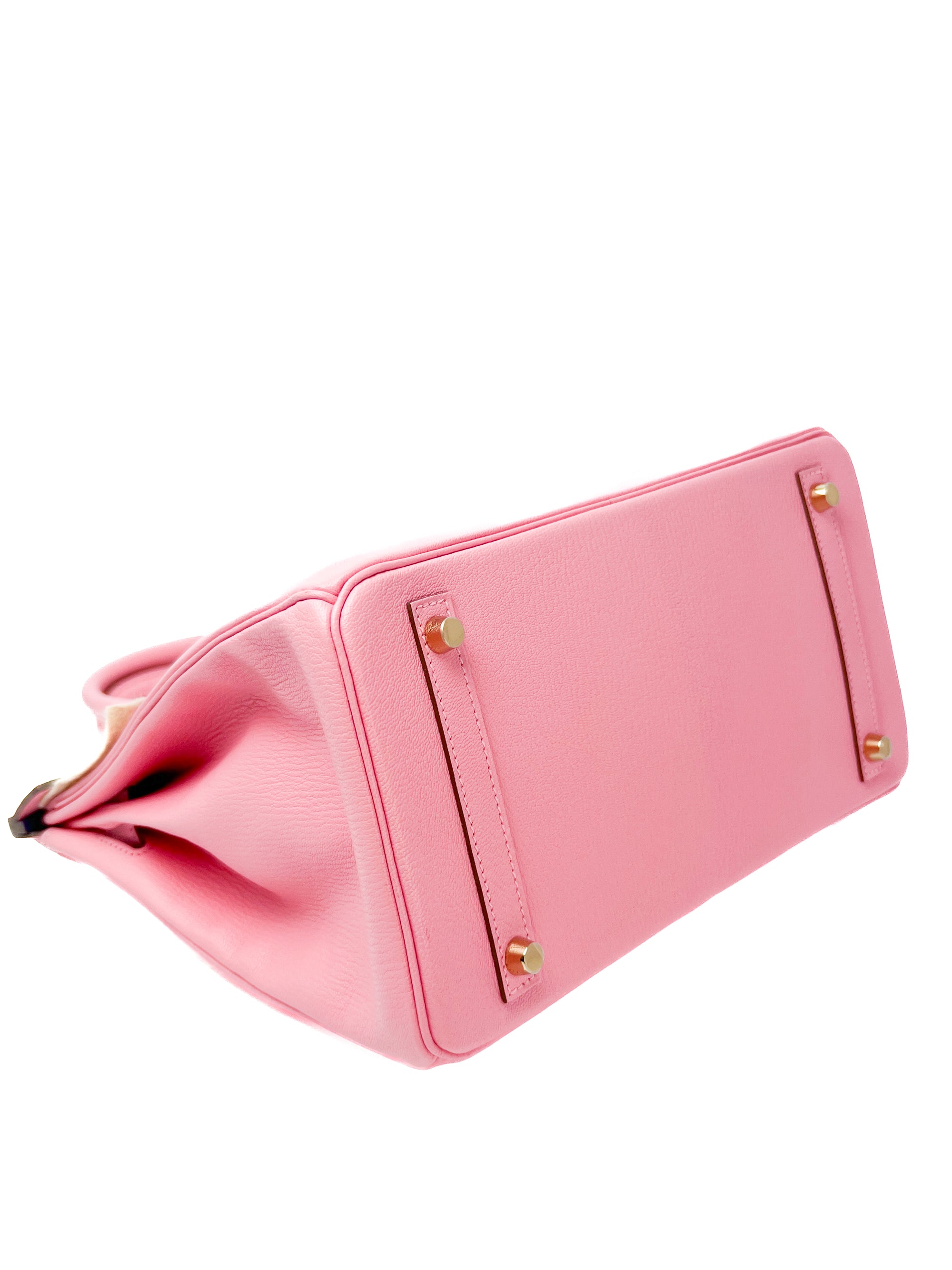 Birkin 30 Bubblegum Brushed Gold Hardware Chevre □R
