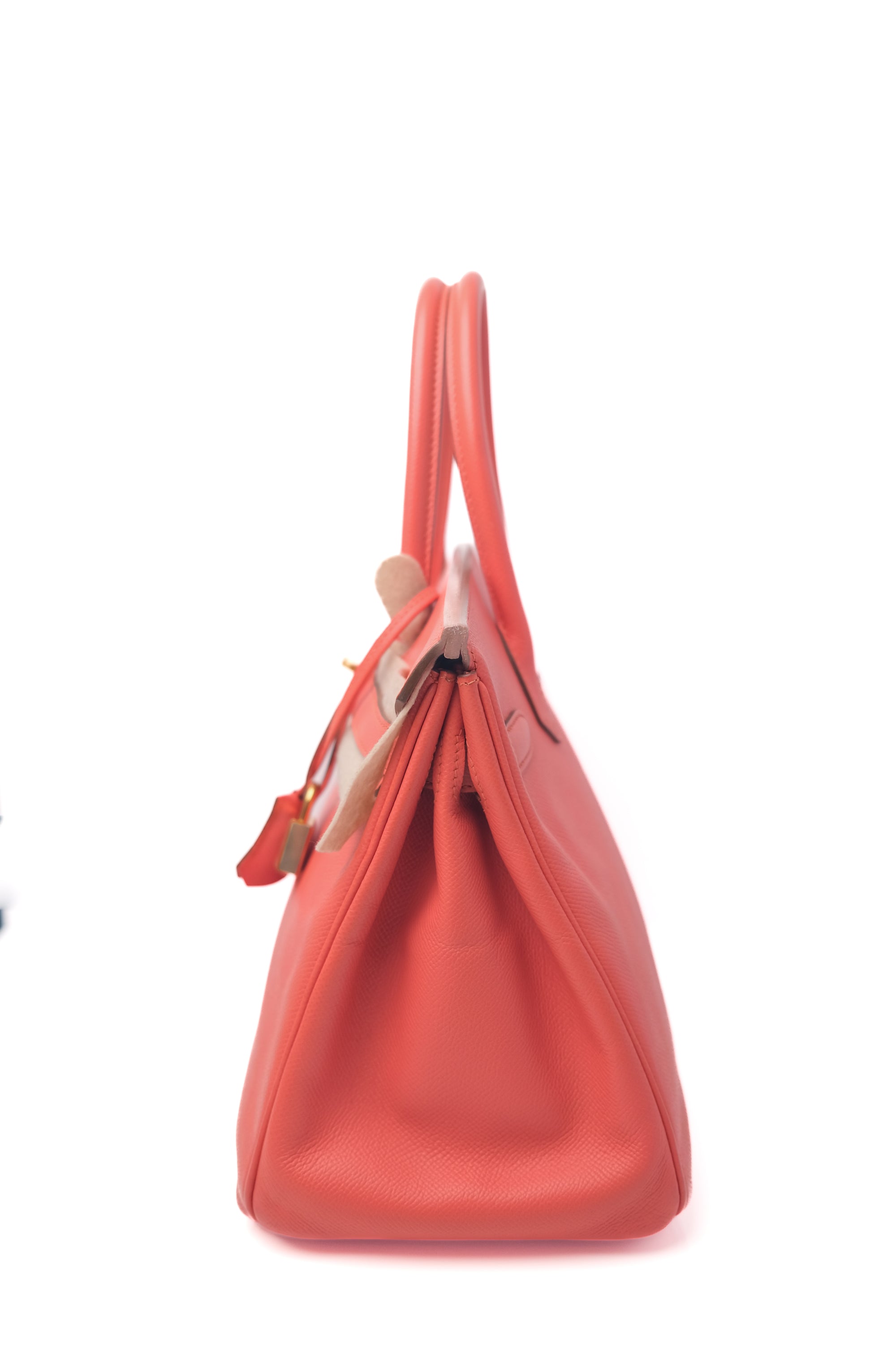 Birkin 30 Flamingo (Pink/Salmon) Gold Hardware Epsom □Q