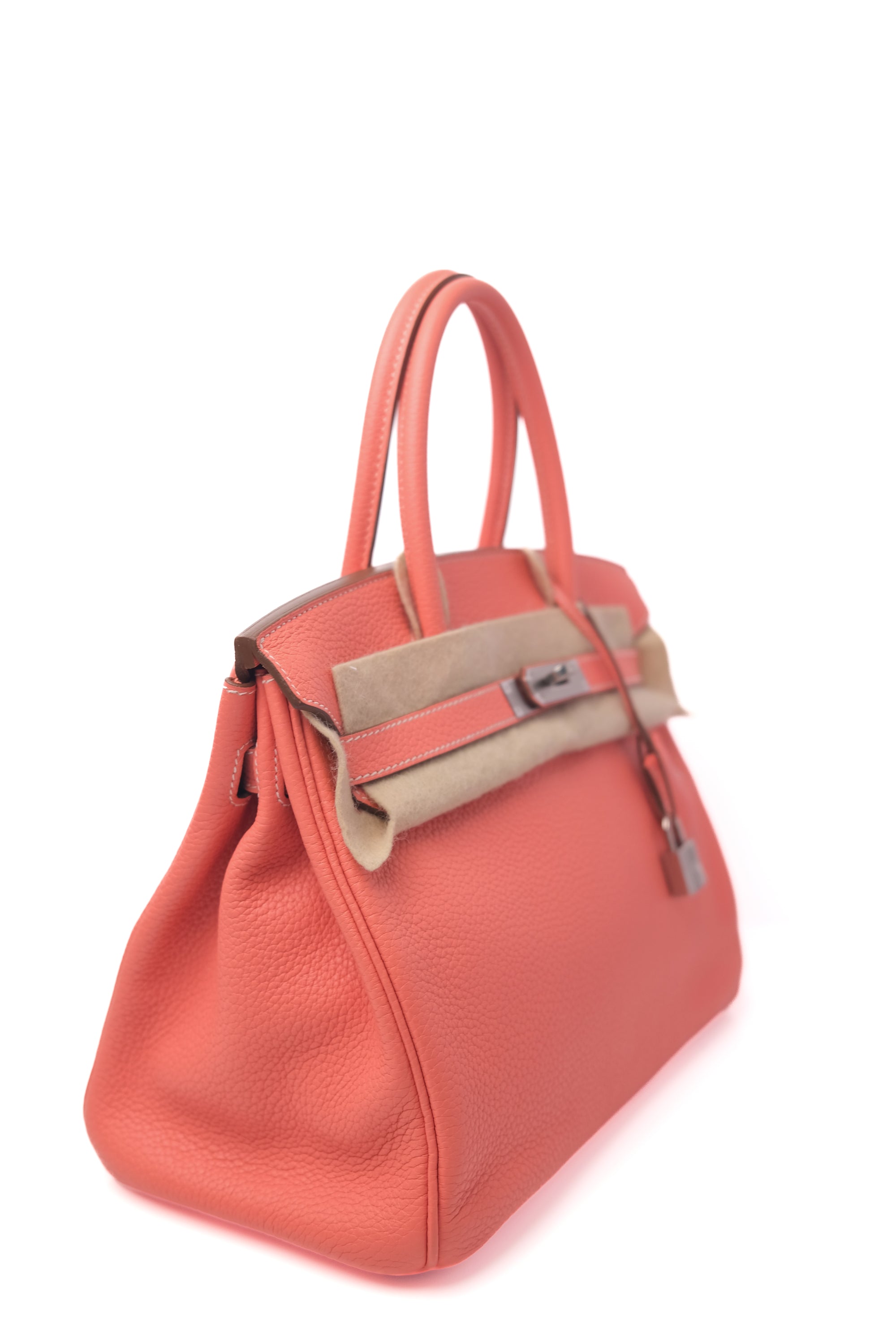 Birkin 30 Flamingo Palladium Hardware Togo □Q