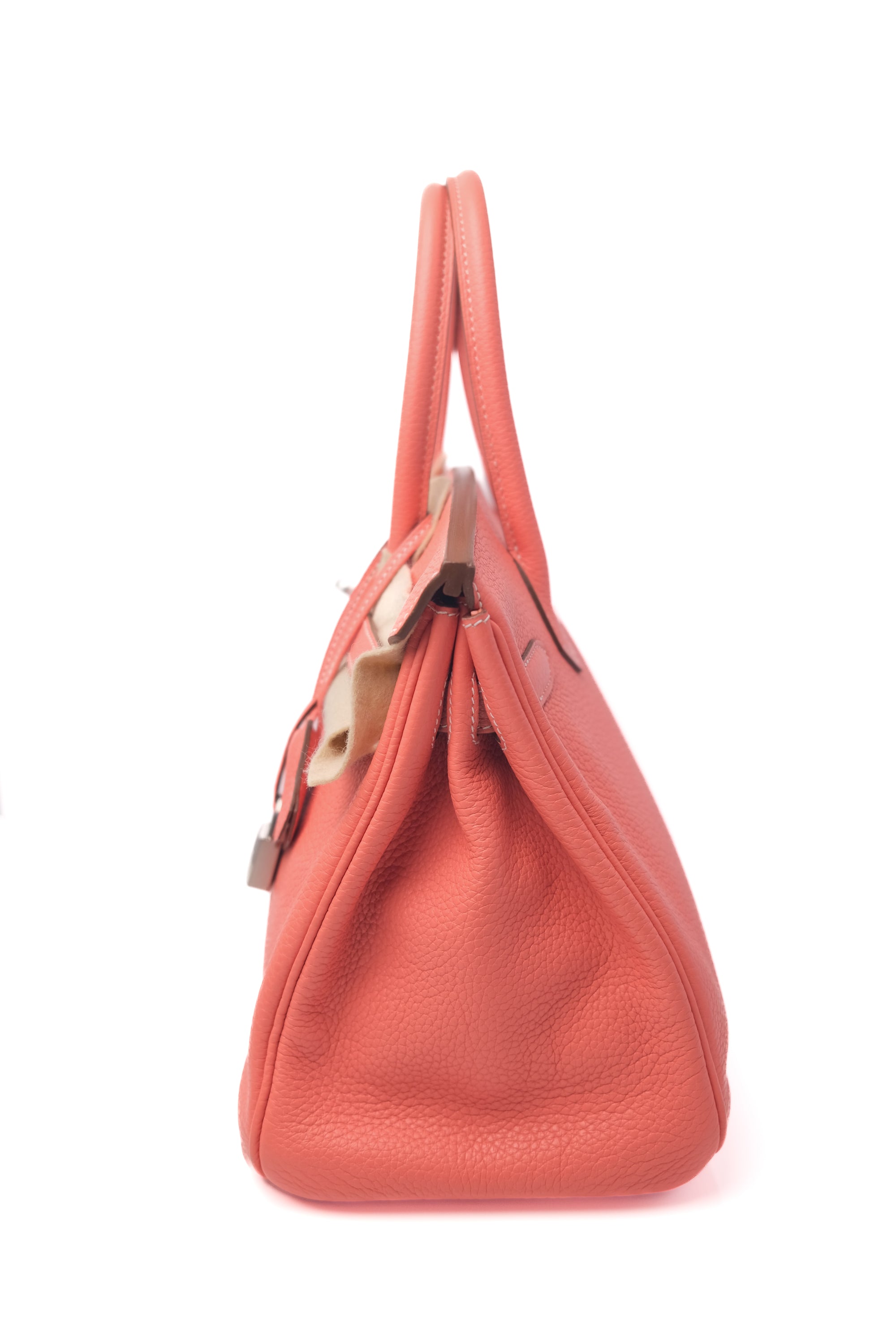 Birkin 30 Flamingo Palladium Hardware Togo □Q