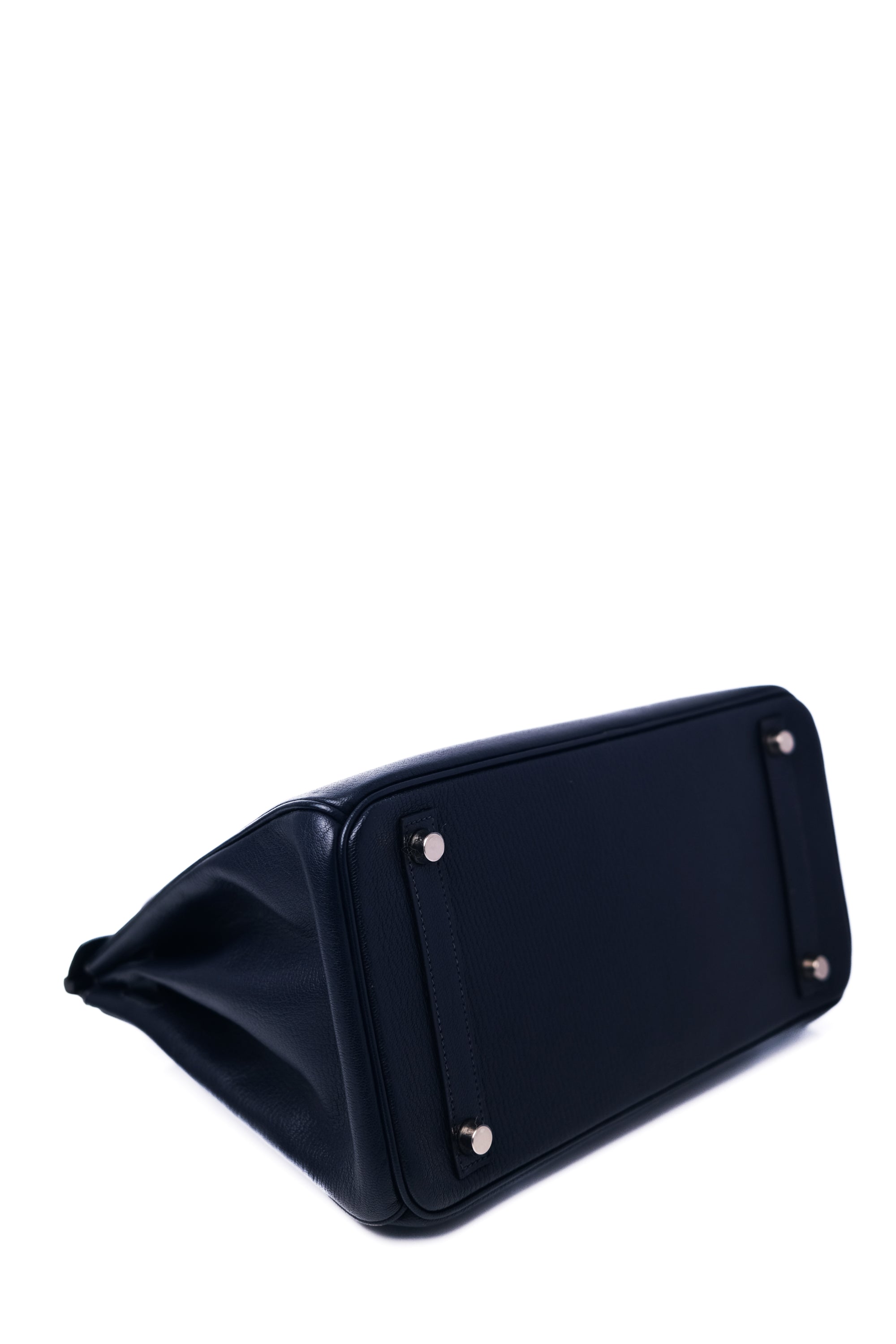 Birkin 30 Indigo (Near Black) Palladium Hardware Chevre □I