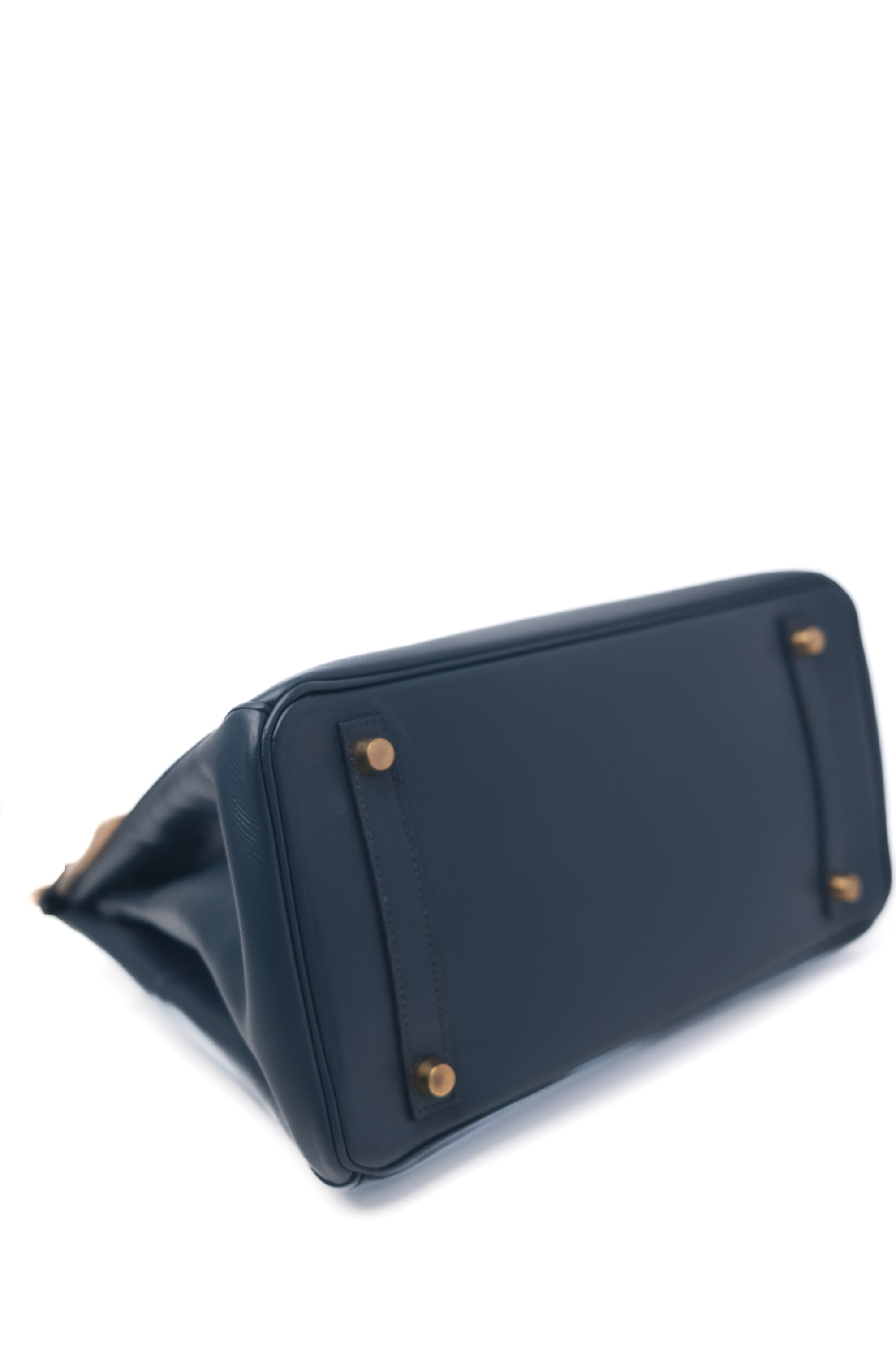 Birkin 30 Navy Gold Hardware Epsom