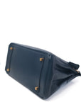 Birkin 30 Navy Gold Hardware Epsom