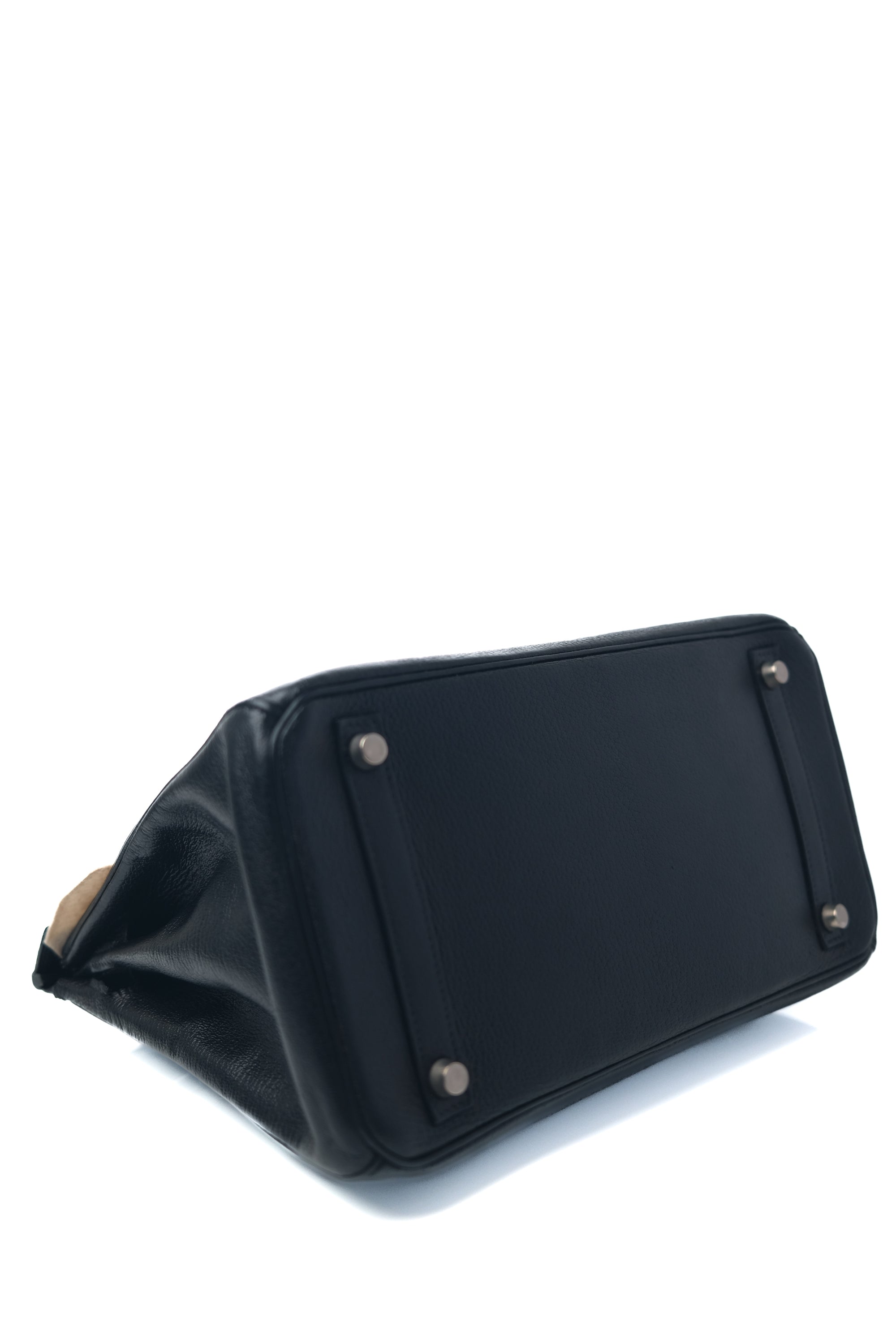 Birkin 30 Noir Palladium Hardware Chevre □I