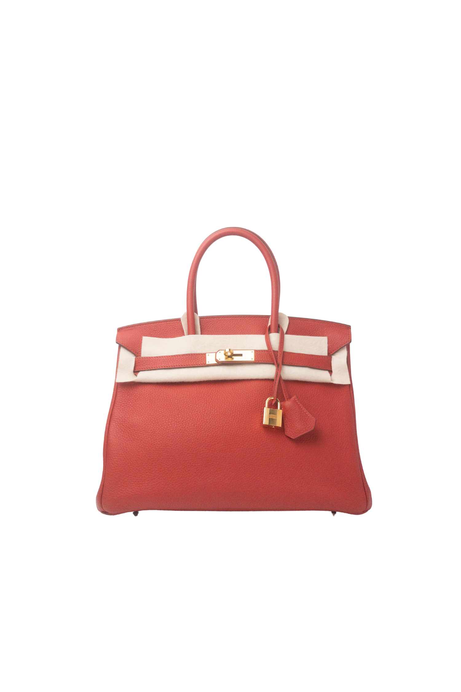 Birkin 30 Rouge Casaque Gold Hardware Togo □Q