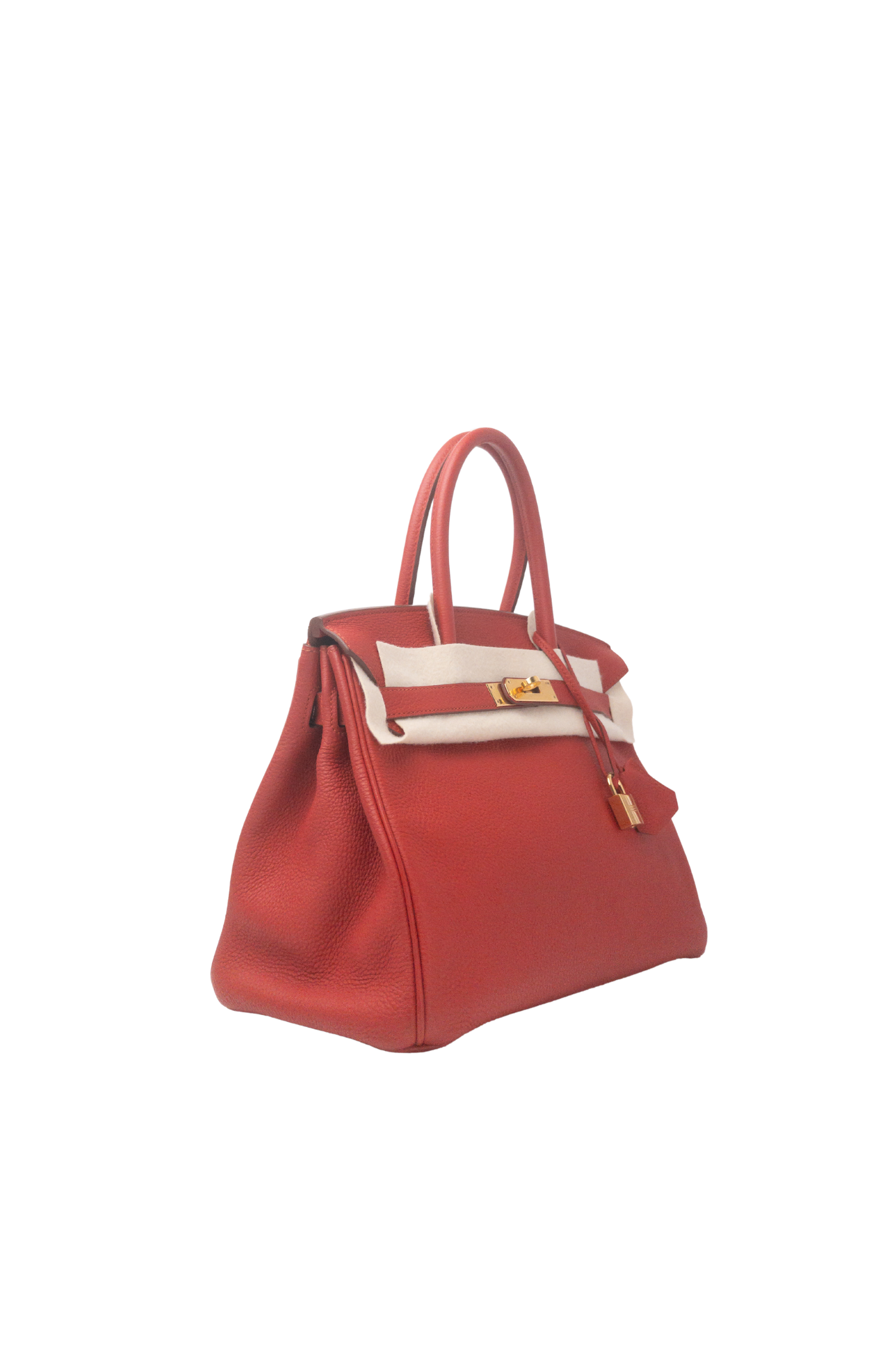 Birkin 30 Rouge Casaque Gold Hardware Togo □Q