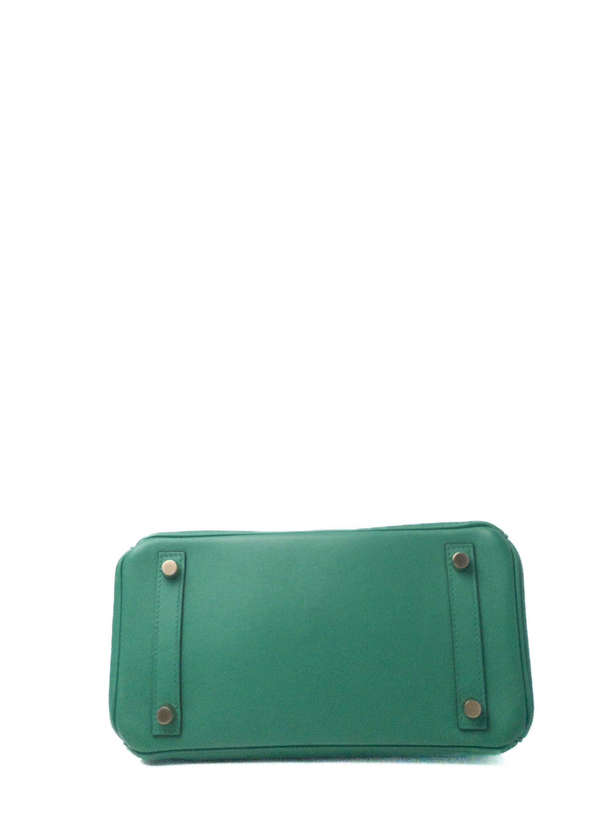Birkin 25 Vert Vertigo Gold Hardware Swift C