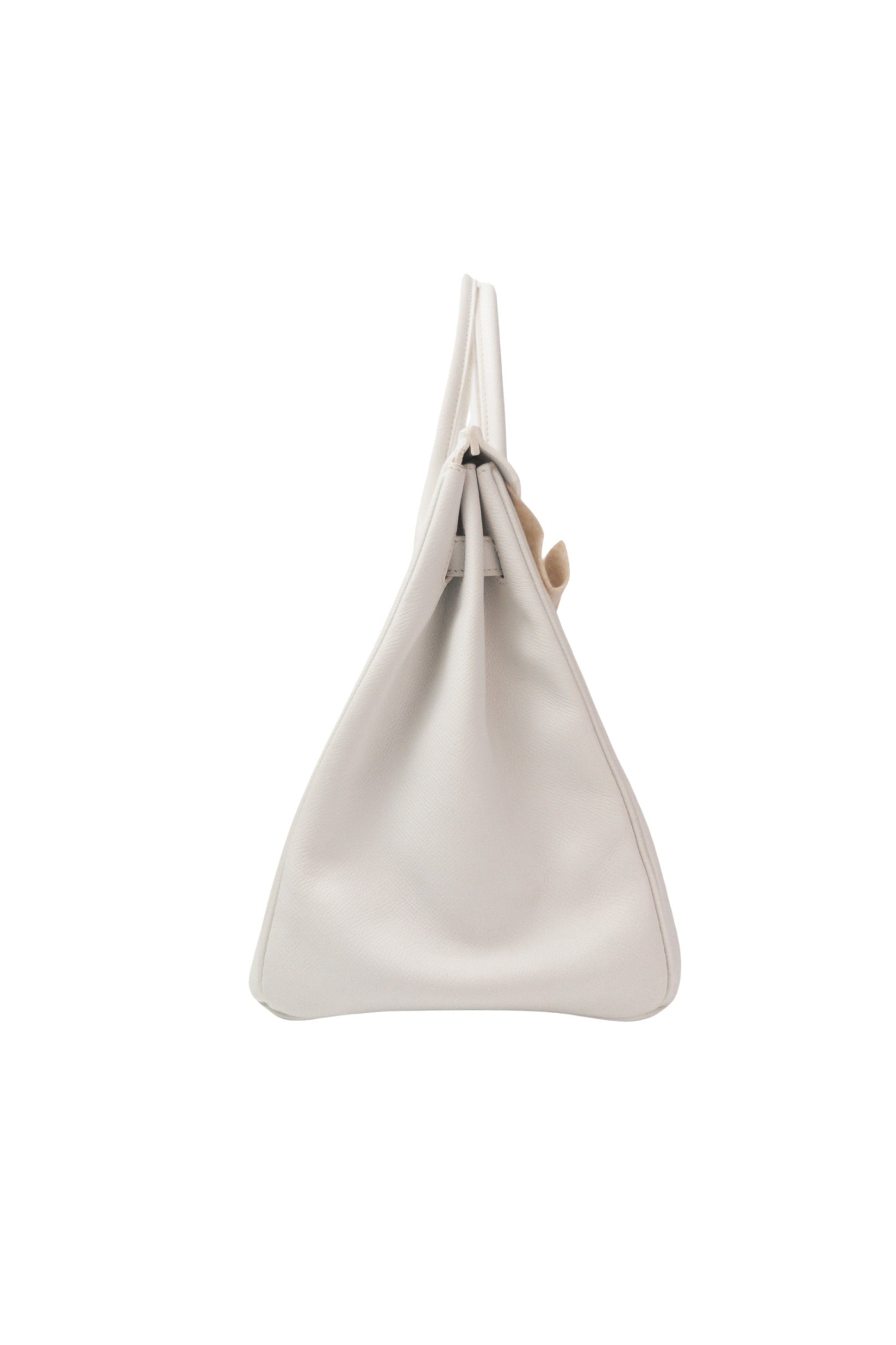 Birkin 35 Blanc Palladium Hardware Epsom □K
