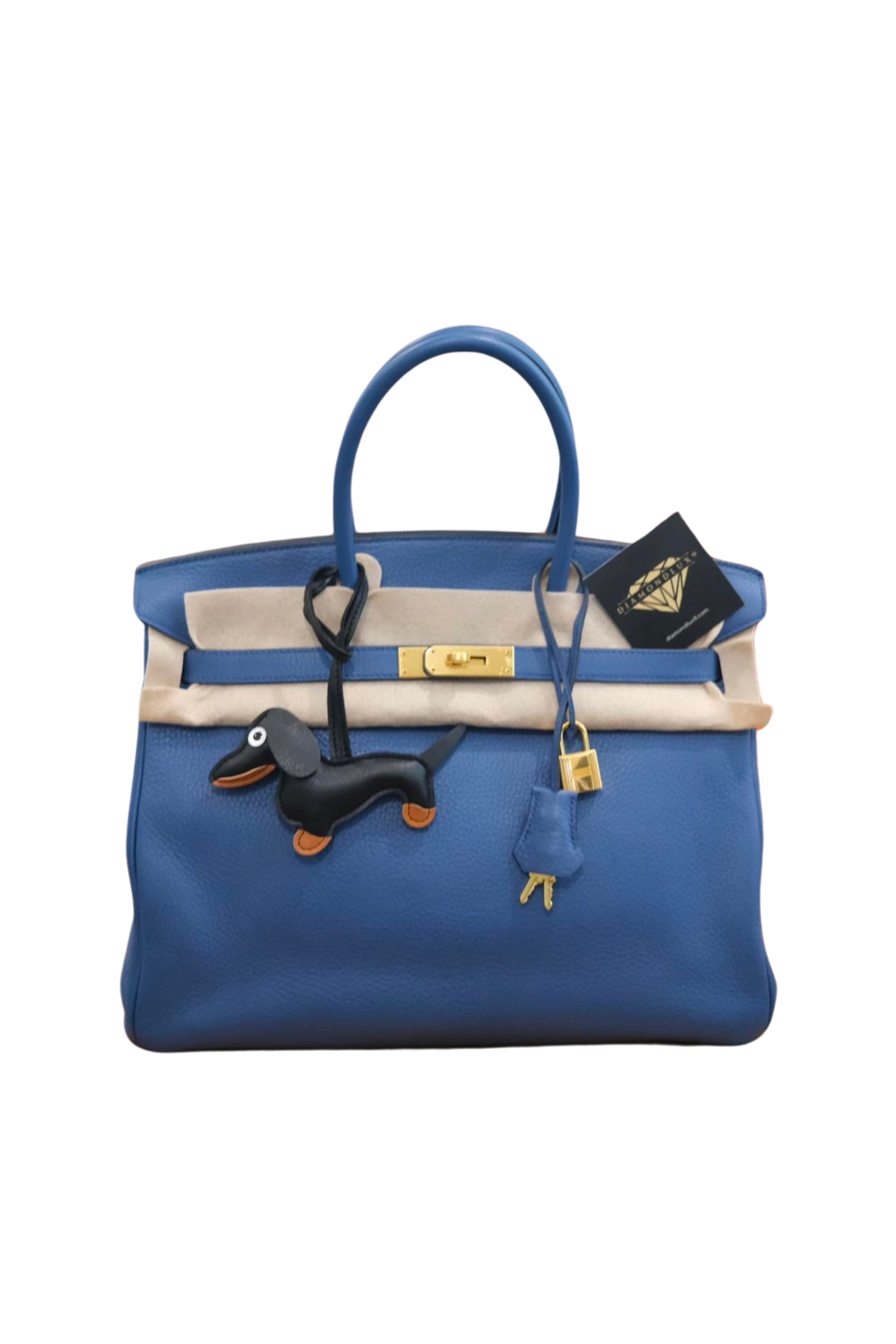 Birkin 35 Bleu Agate Gold Hardware Togo X