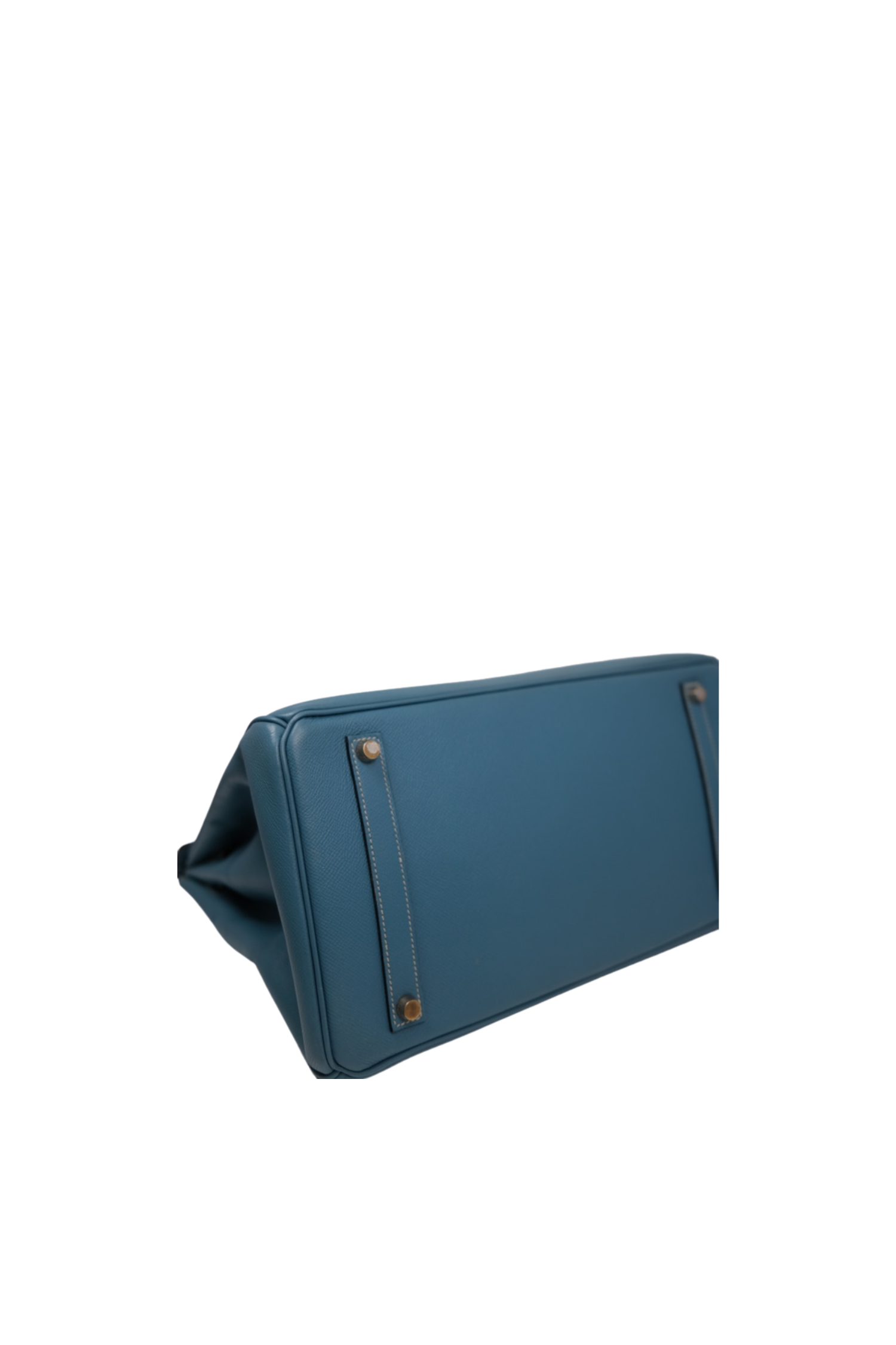 Birkin 35 Bleu Jean Palladium Hardware Epsom