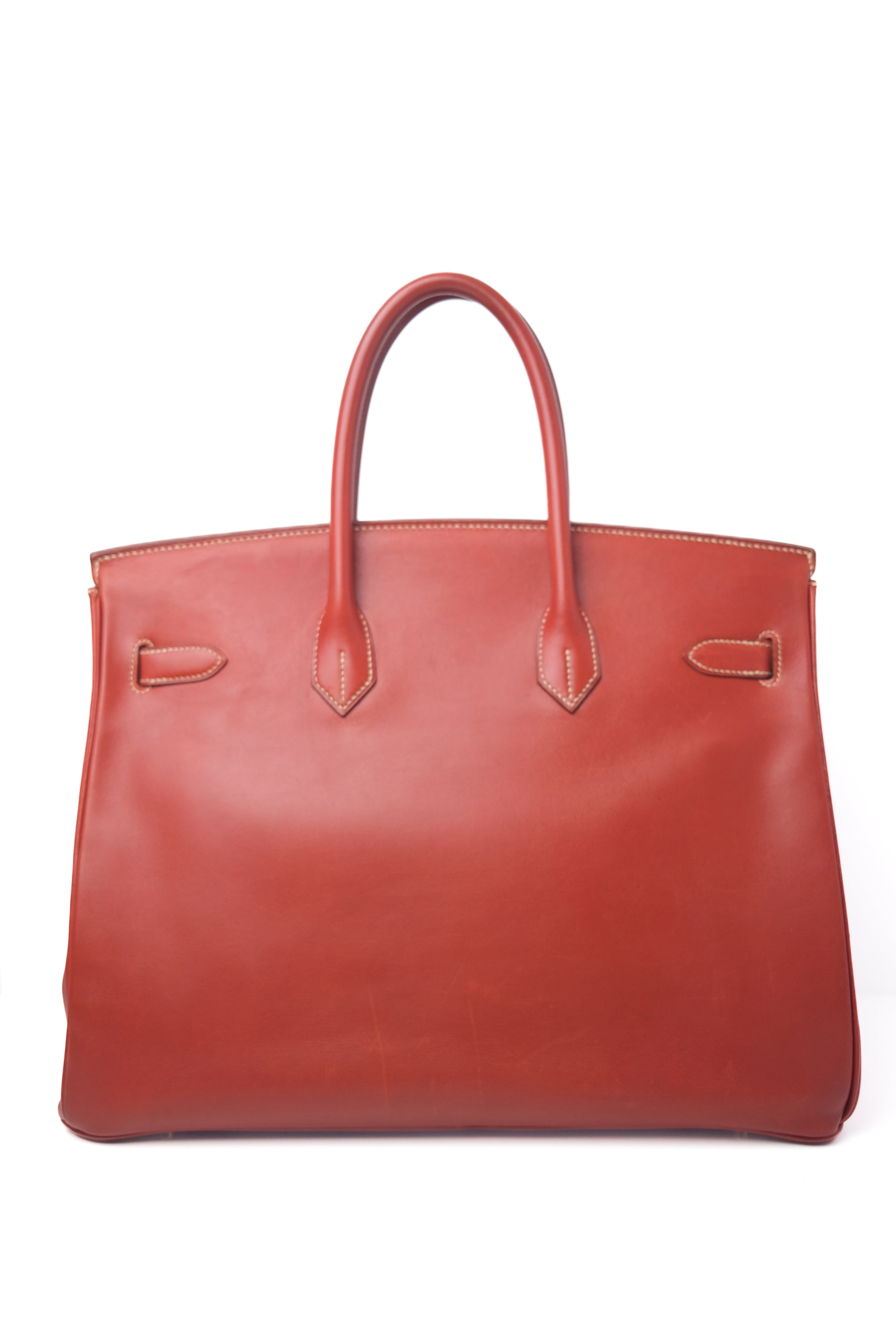 Birkin 35 Brique Gold Hardware Box Leather □B