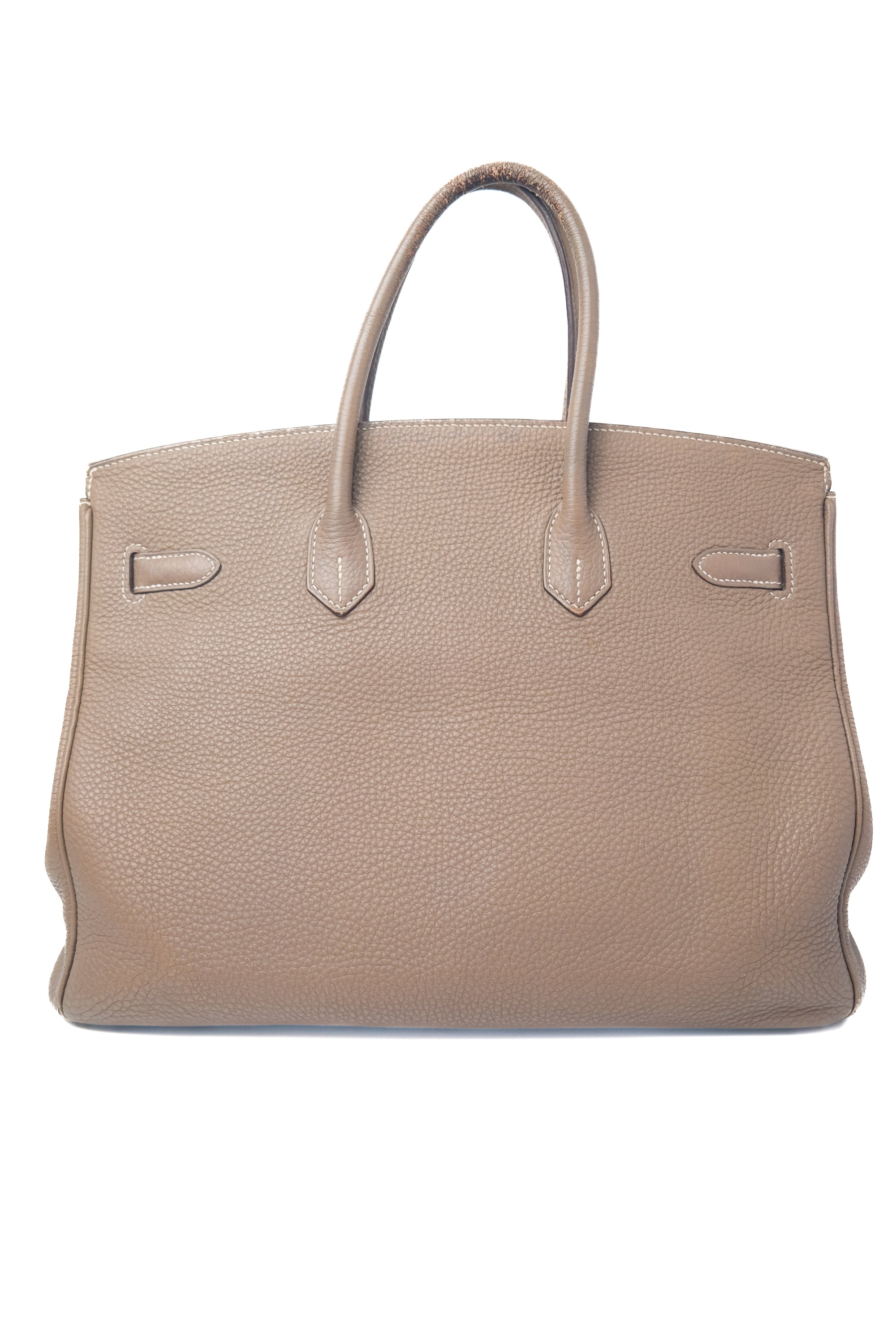 Birkin 35 Etoupe Palladium hardware Togo □N