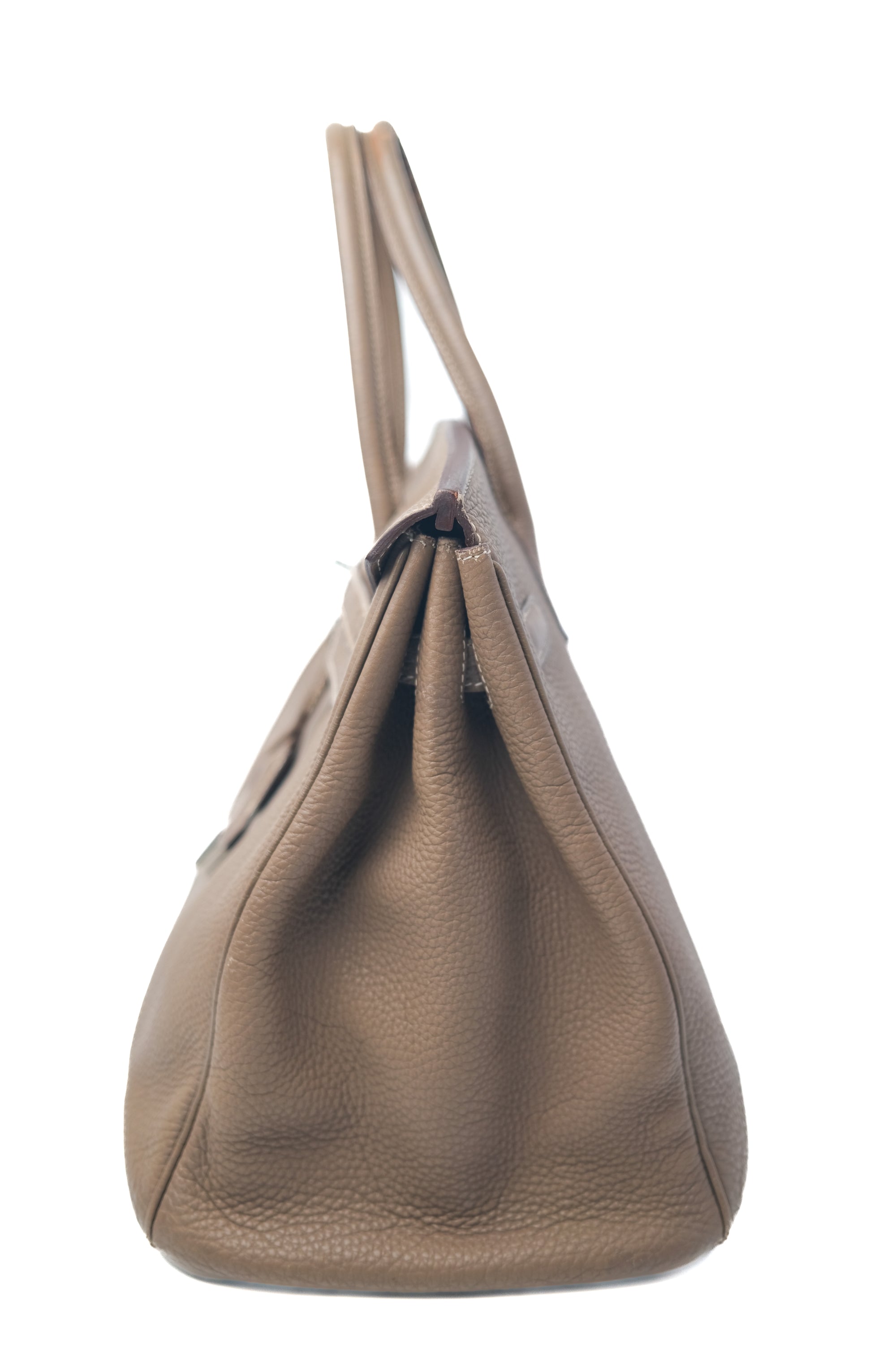 Birkin 35 Etoupe Palladium hardware Togo □N