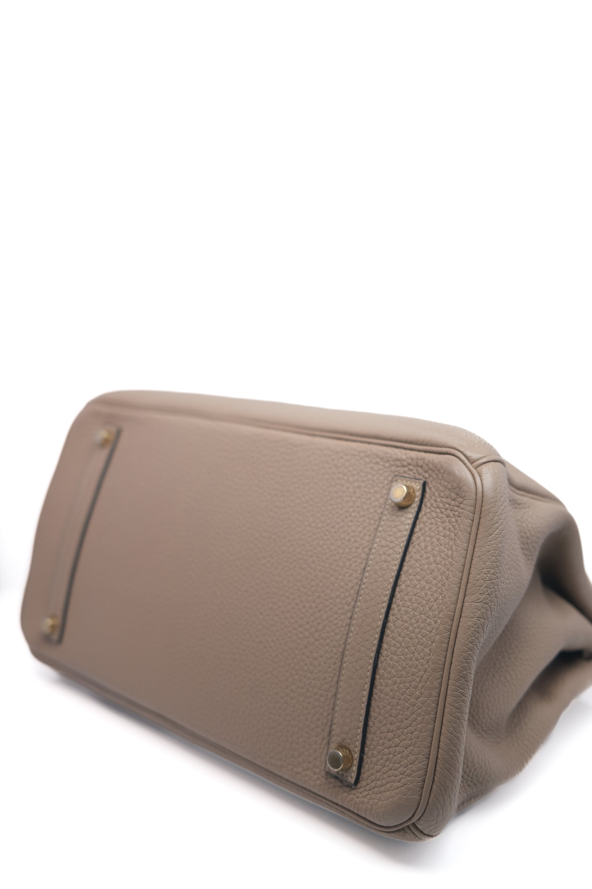 Birkin 35 Gris T Gold Hardware Togo