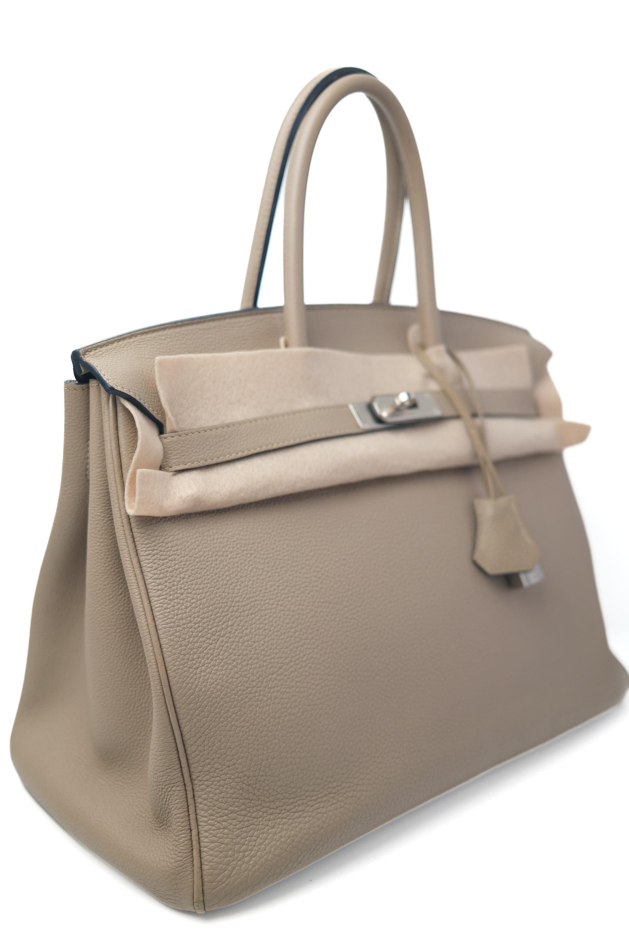 Birkin 35 Gris T Palladium Hardware Togo □N