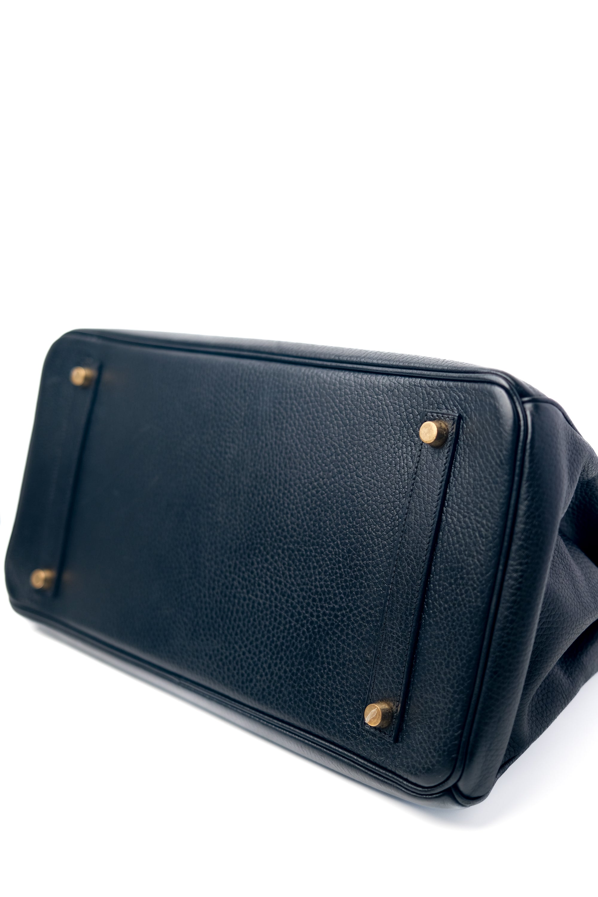 Birkin 35 Noir Gold Hardware Ardennes □C