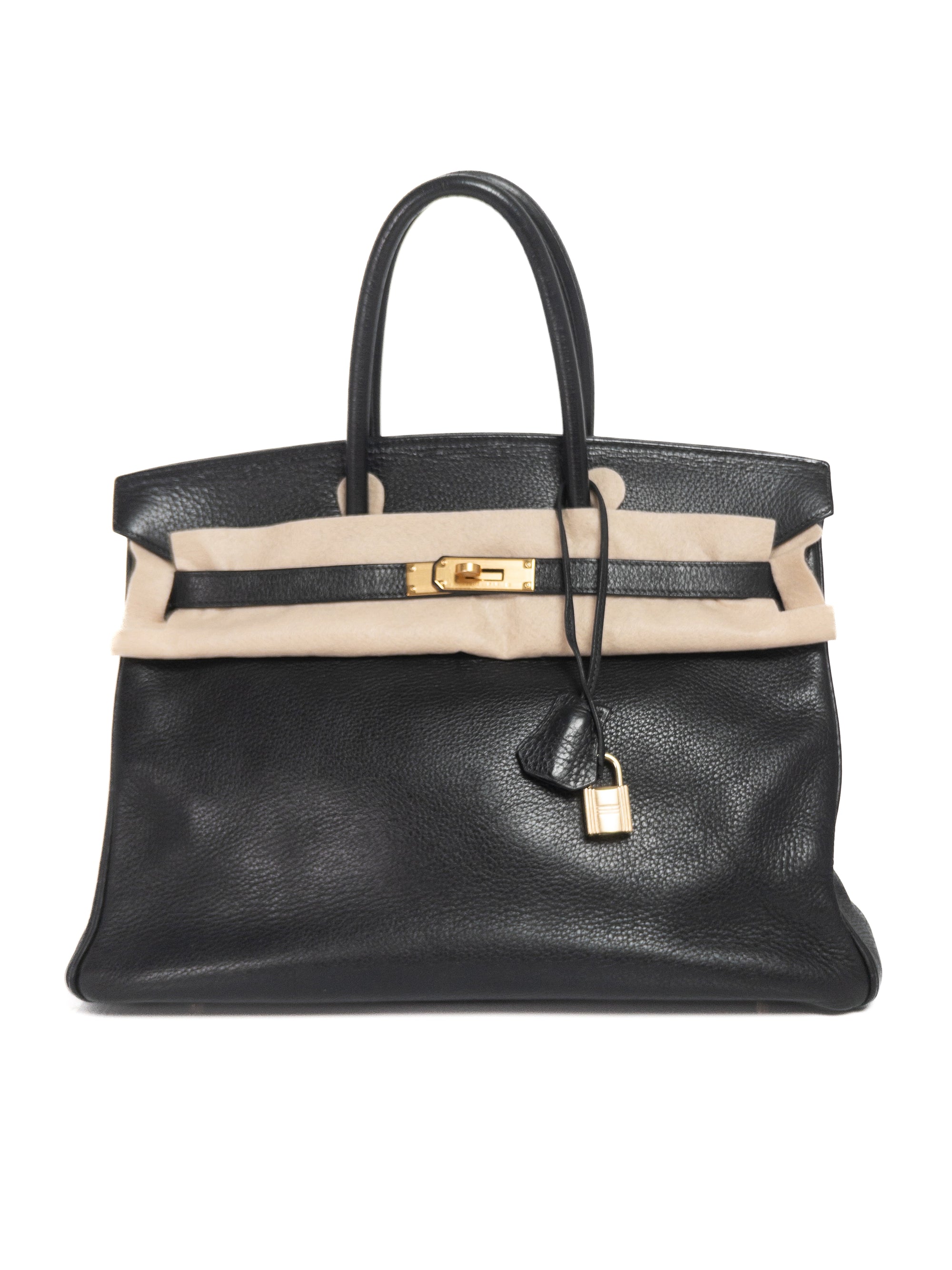 Birkin 35 Noir Gold Hardware Togo □F