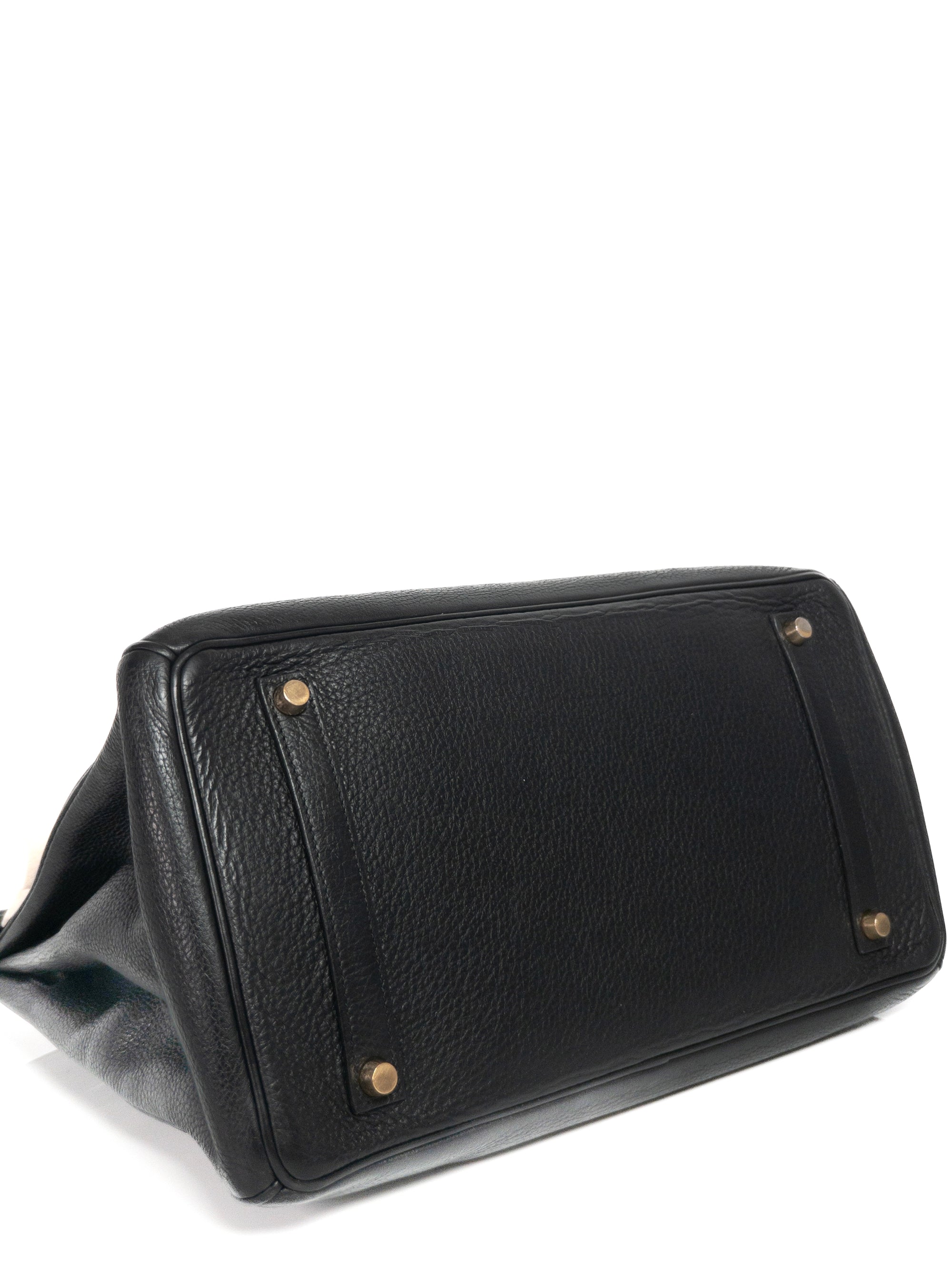 Birkin 35 Noir Gold Hardware Togo □F