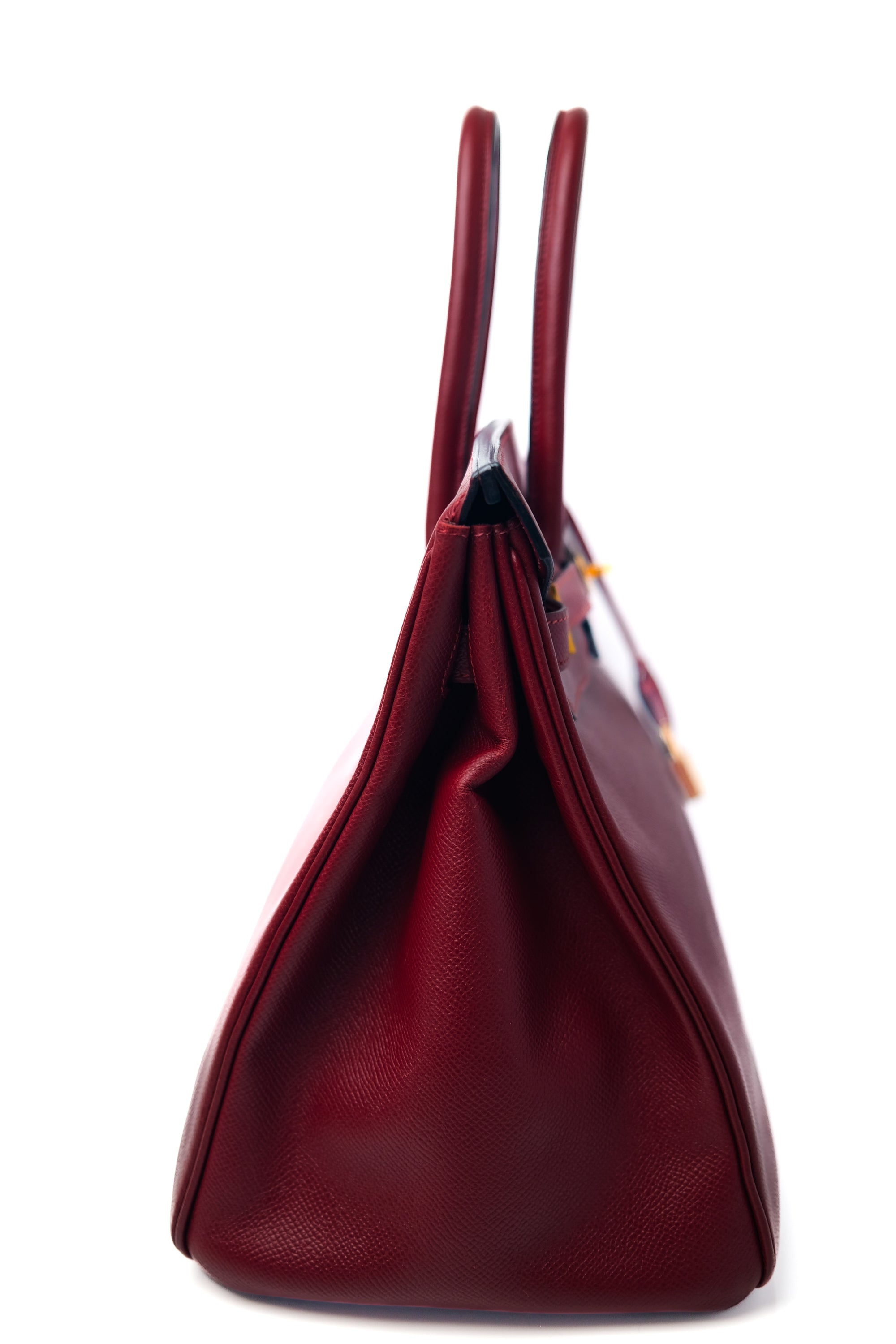 Birkin 35 Rouge H Gold Hardware Epsom □C