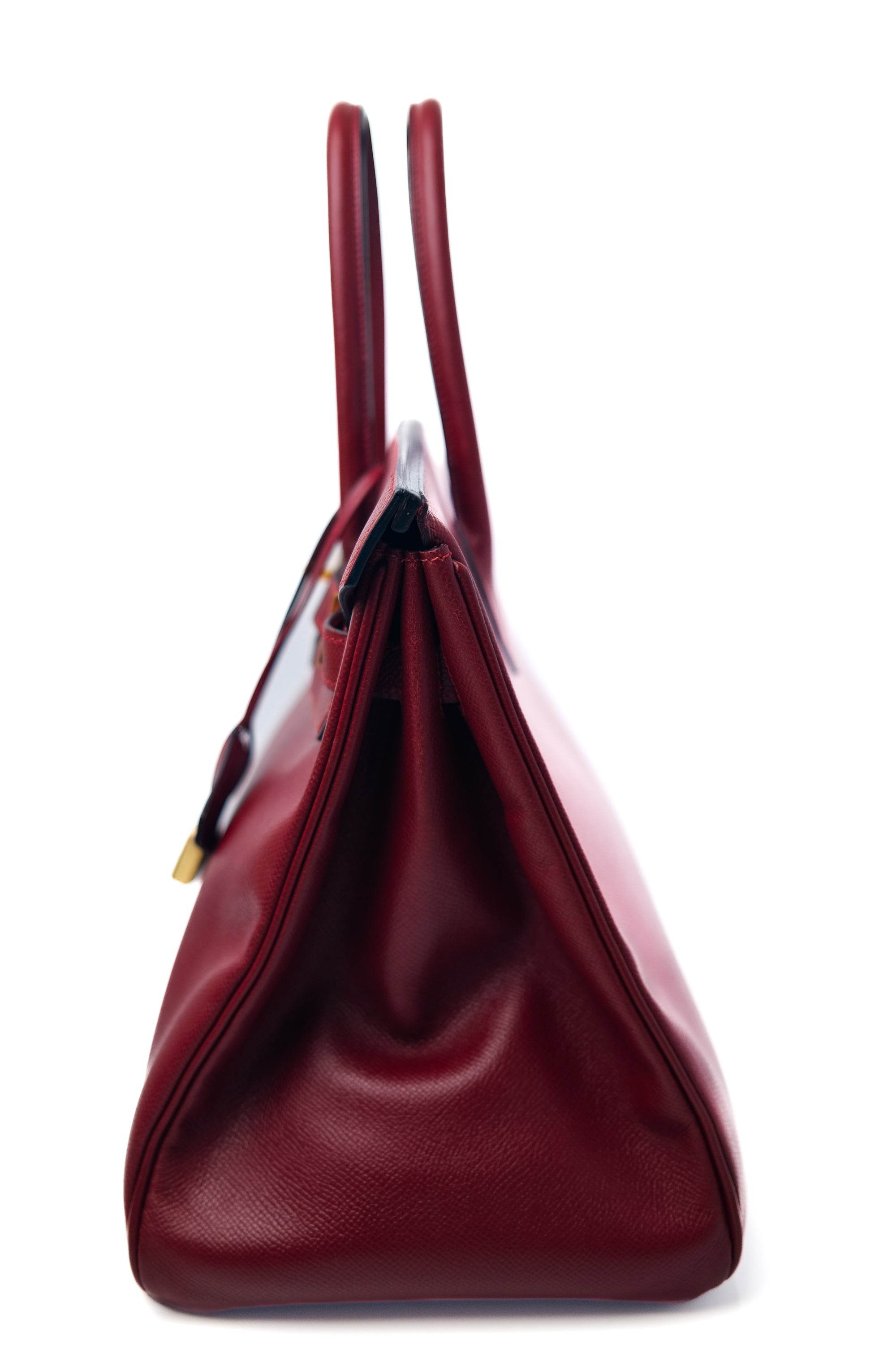 Birkin 35 Rouge H Gold Hardware Epsom □C