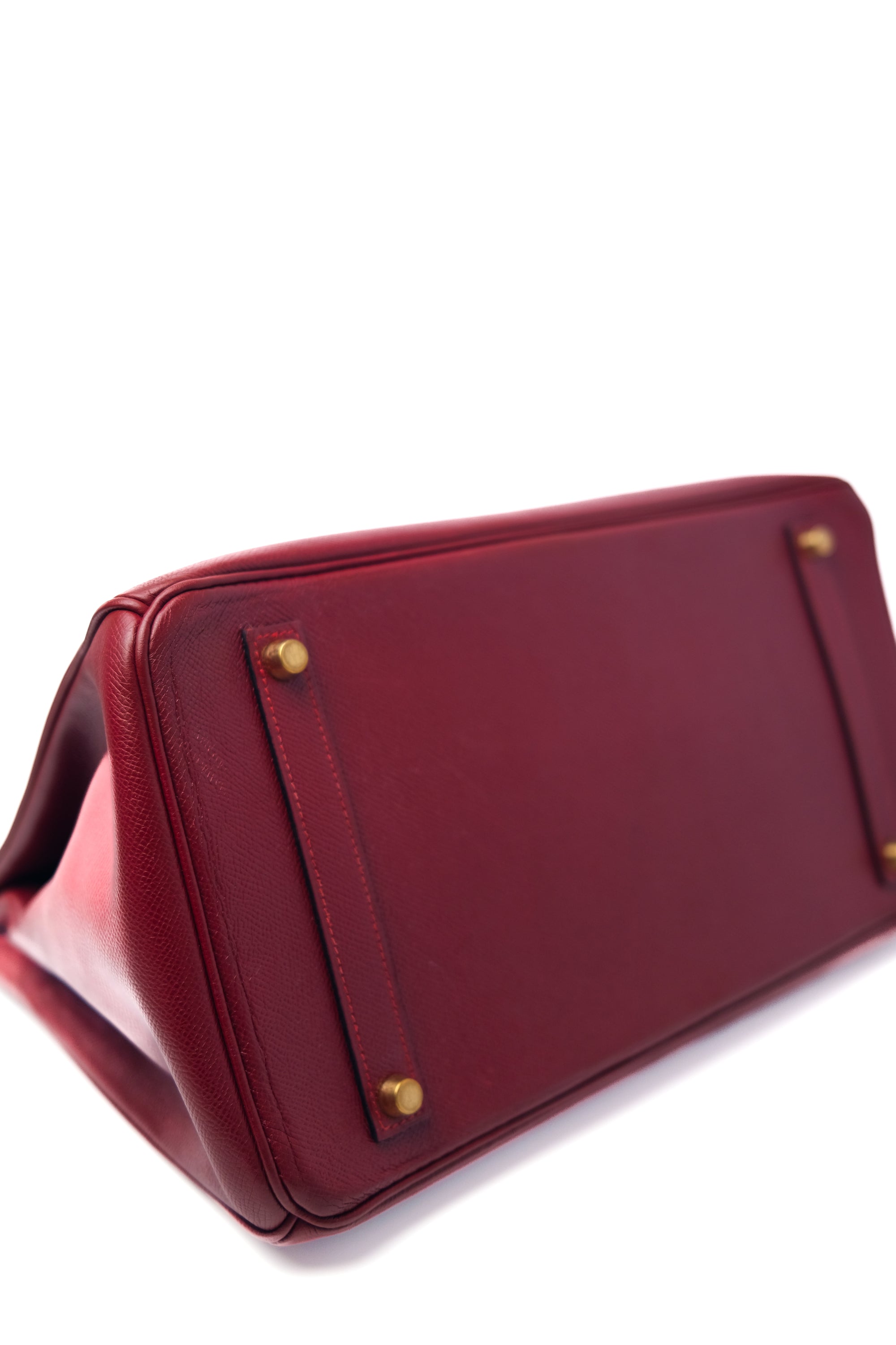 Birkin 35 Rouge H Gold Hardware Epsom □C