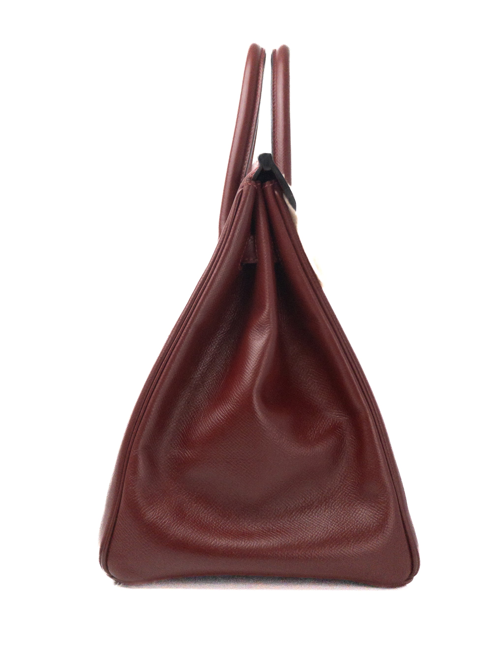 Birkin 35 Rouge H Gold Hardware Epsom □F