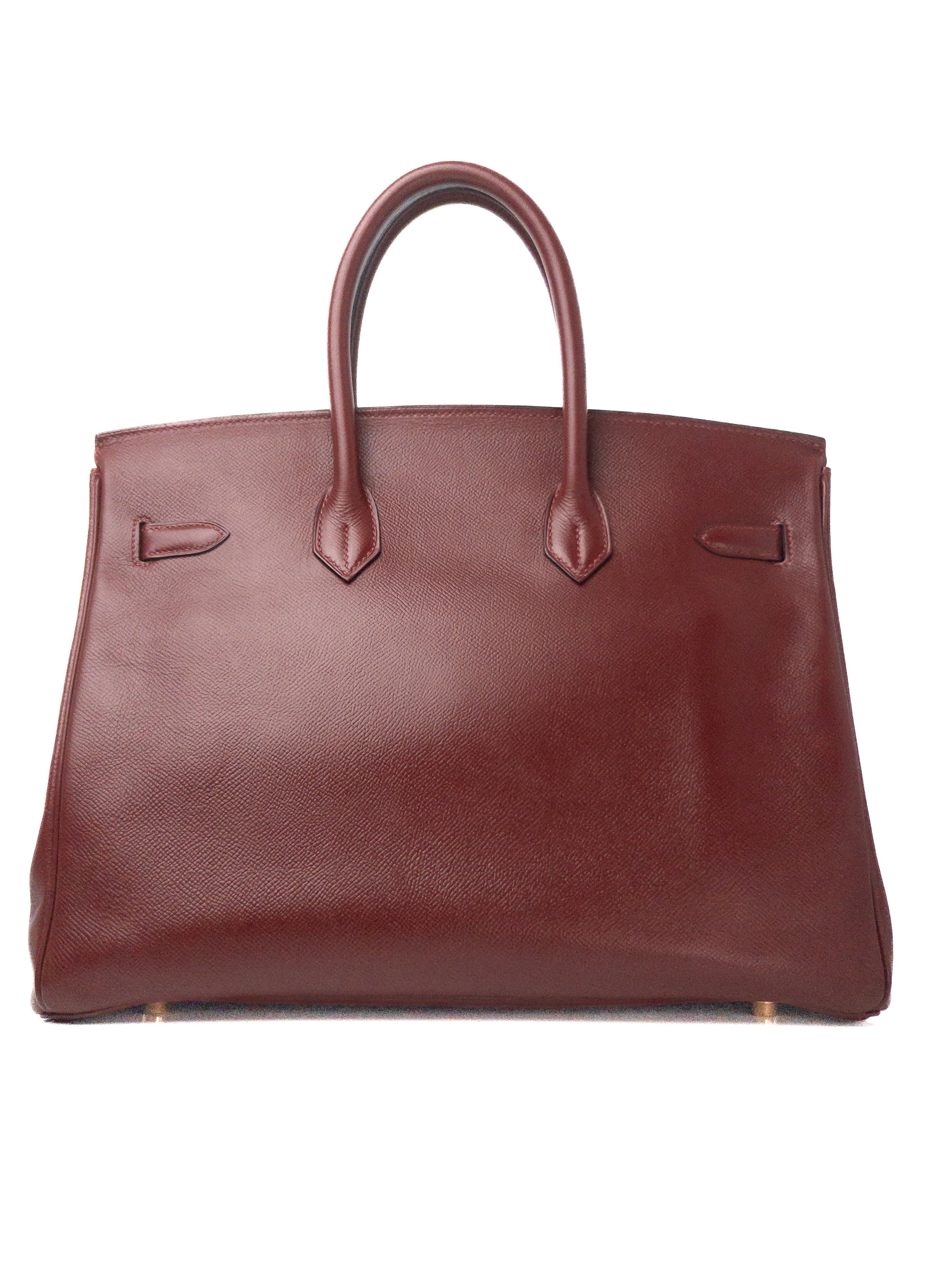 Birkin 35 Rouge H Gold Hardware Epsom □F