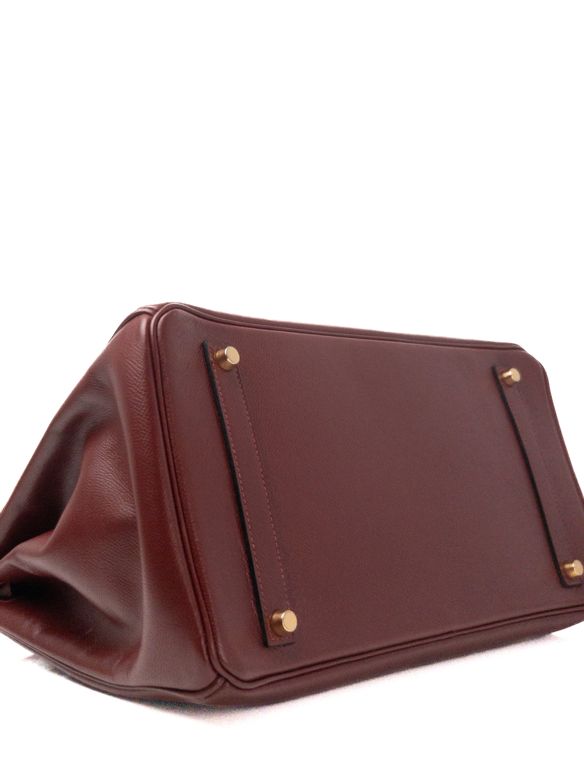 Birkin 35 Rouge H Gold Hardware Epsom □F