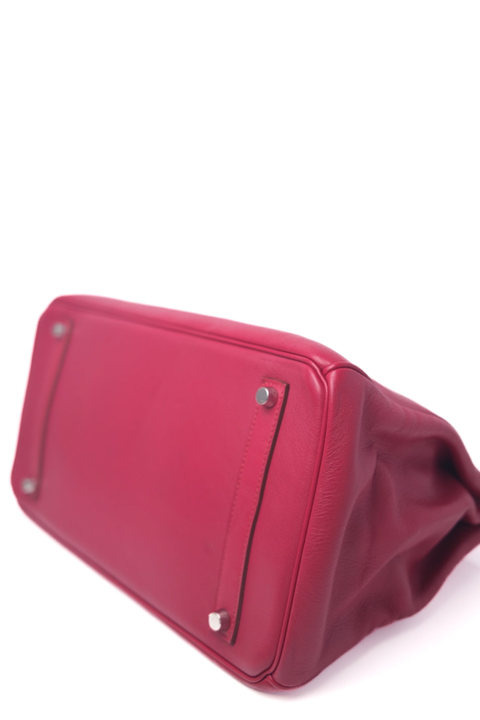 Birkin 35 Ruby Palladium Hardware Swift □N