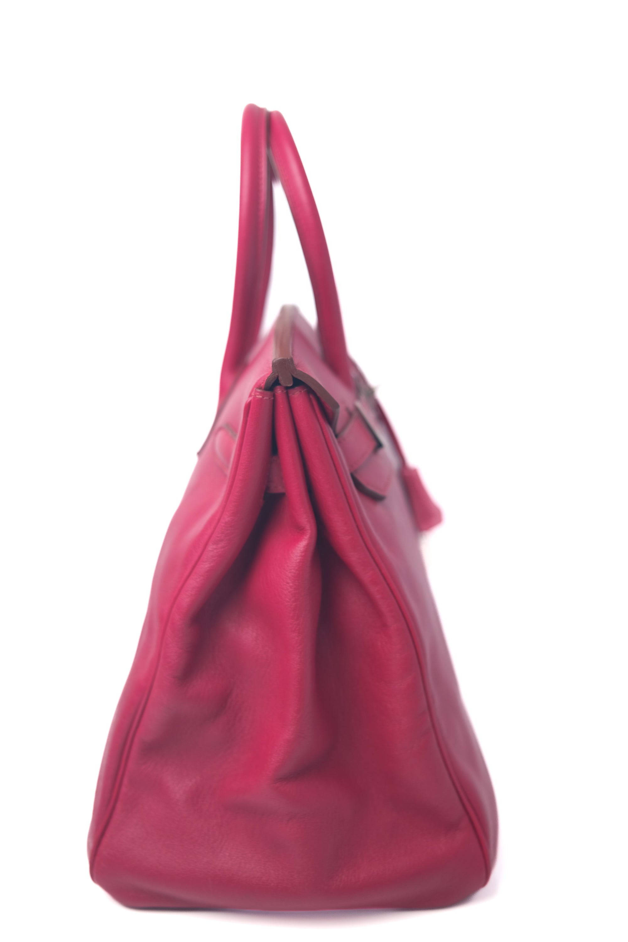 Birkin 35 Ruby Palladium Hardware Swift □N