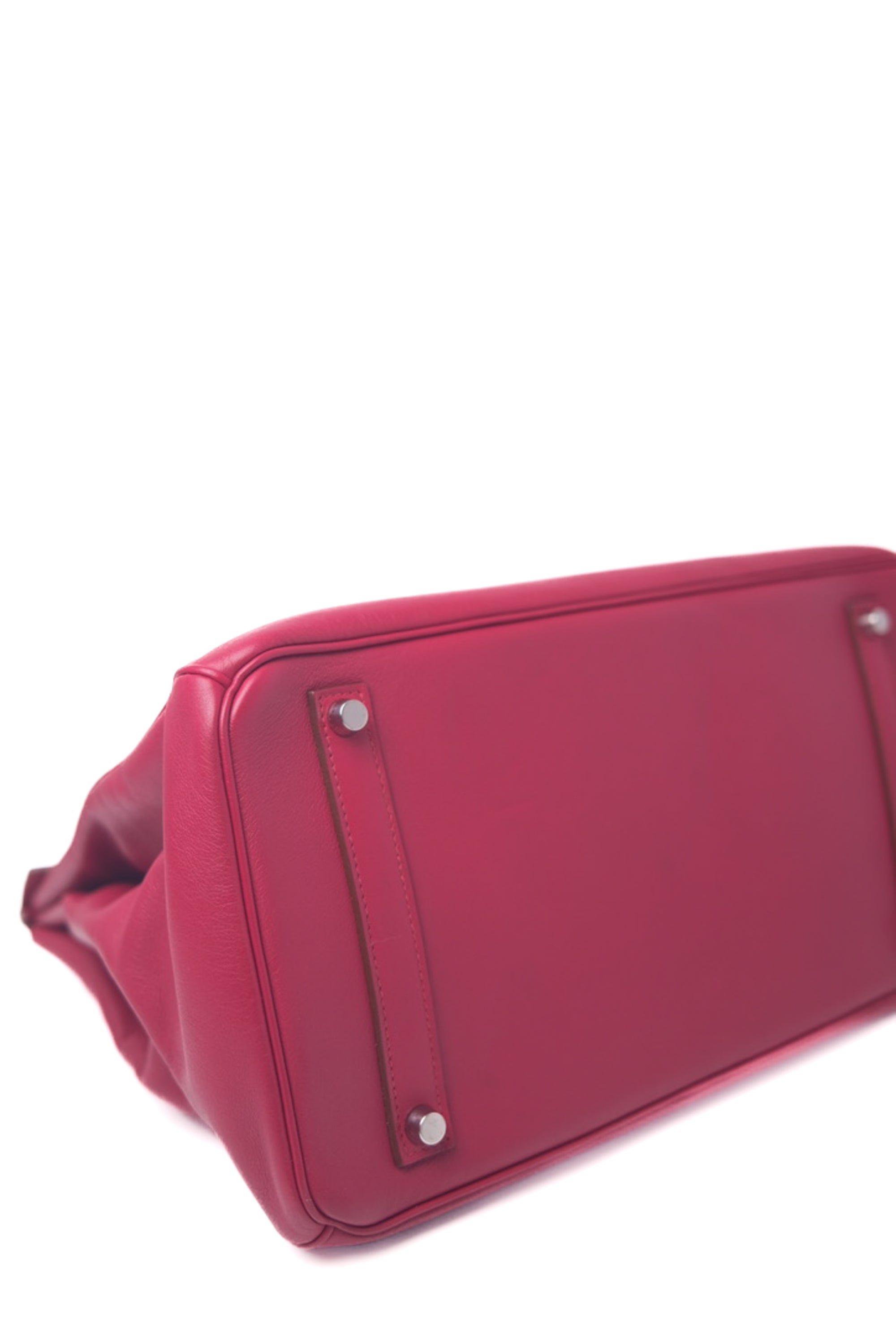 Birkin 35 Ruby Palladium Hardware Swift □N