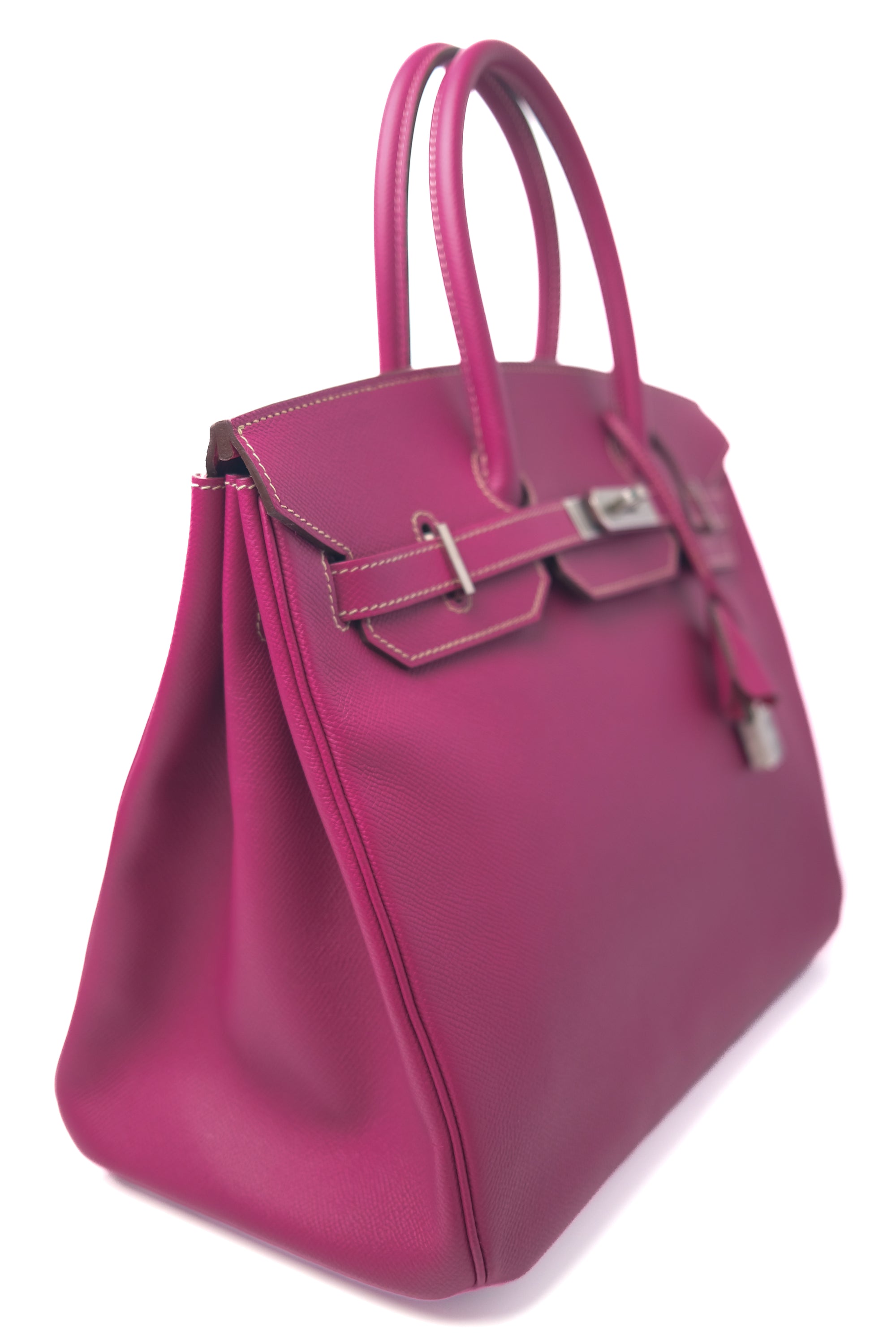 Birkin 35 Tosca (Rose Tyrien interior) Palladium Hardware Epsom Candy Collection □O