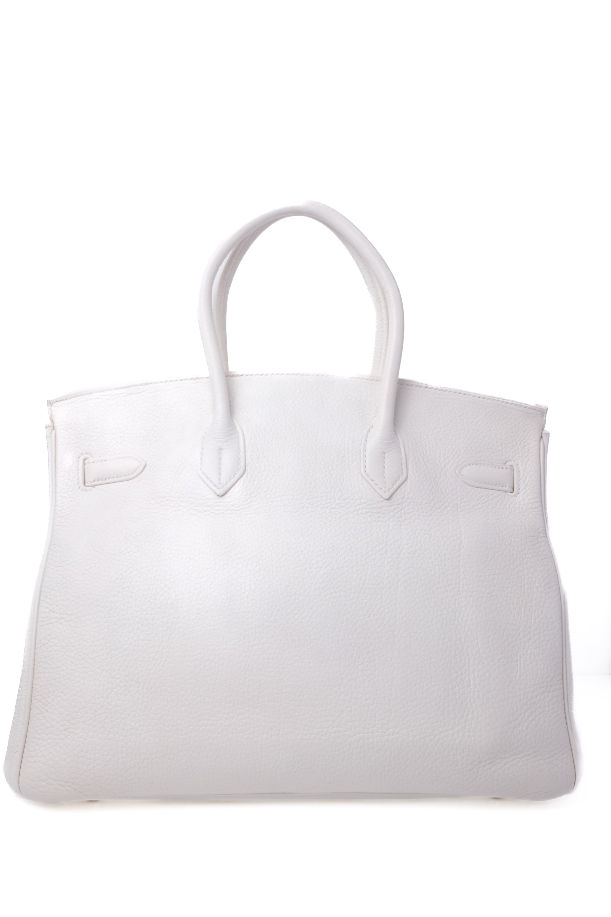 Birkin 35 Blanc Palladium Hardware