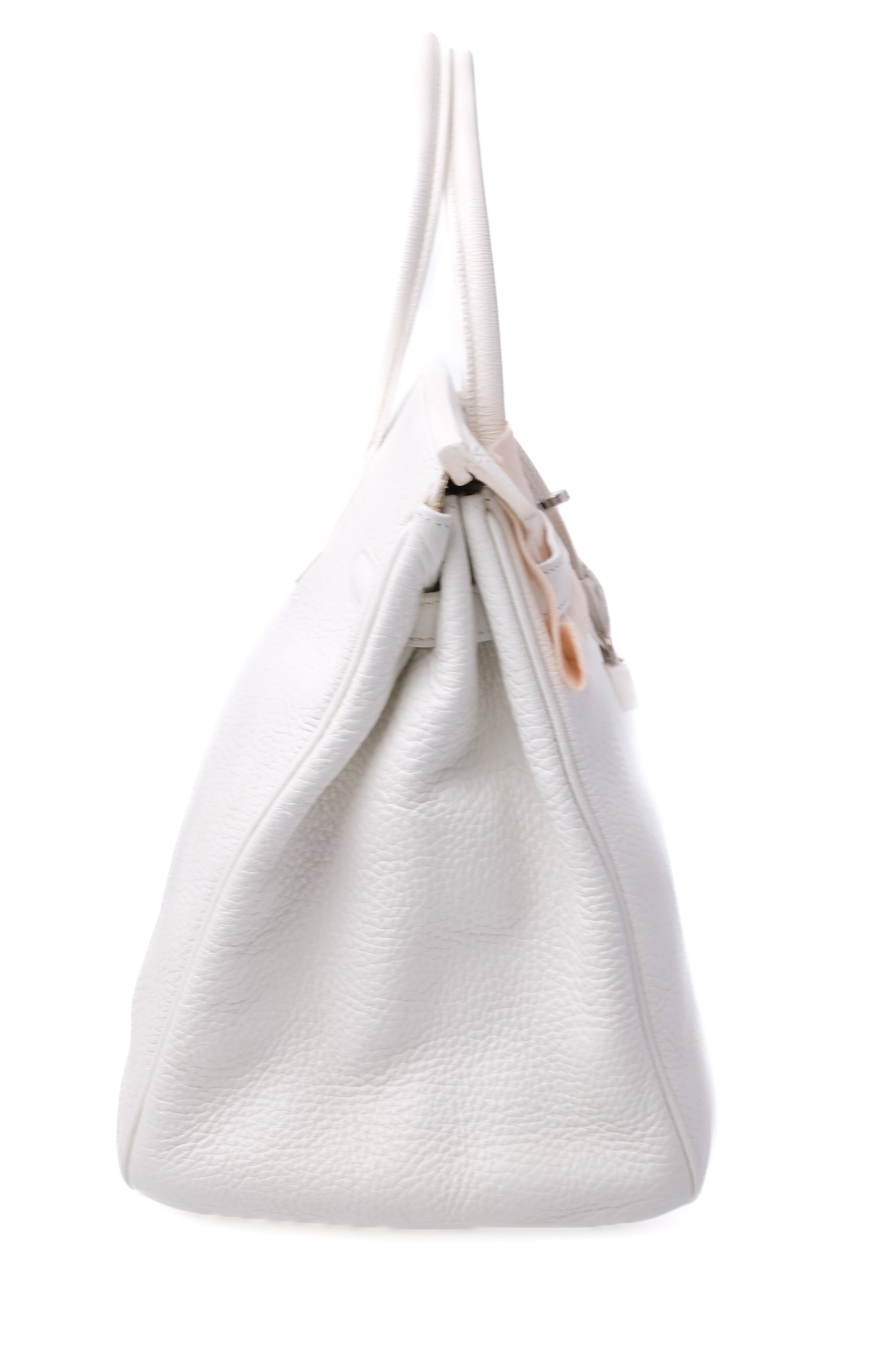 Birkin 35 Blanc Palladium Hardware